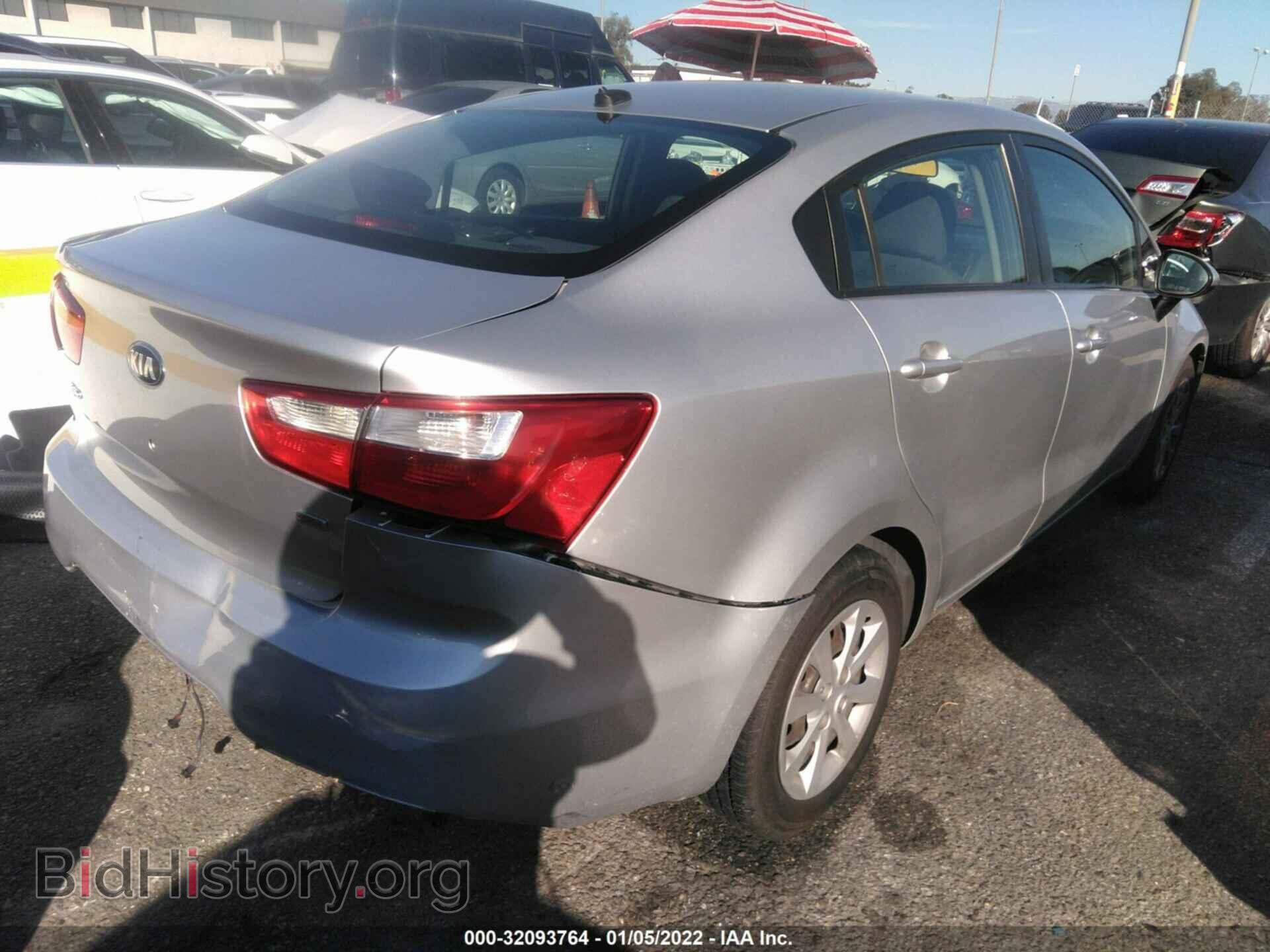 2013 KIA RIO - VIN: KNADM4A39D6205886 - Фото 4