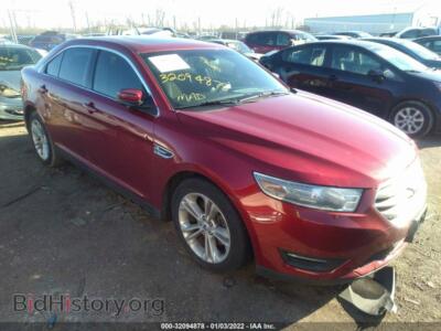 2013 Ford TAURUS SEL, красный — VIN 1FAHP2E83DG190551, IAAI