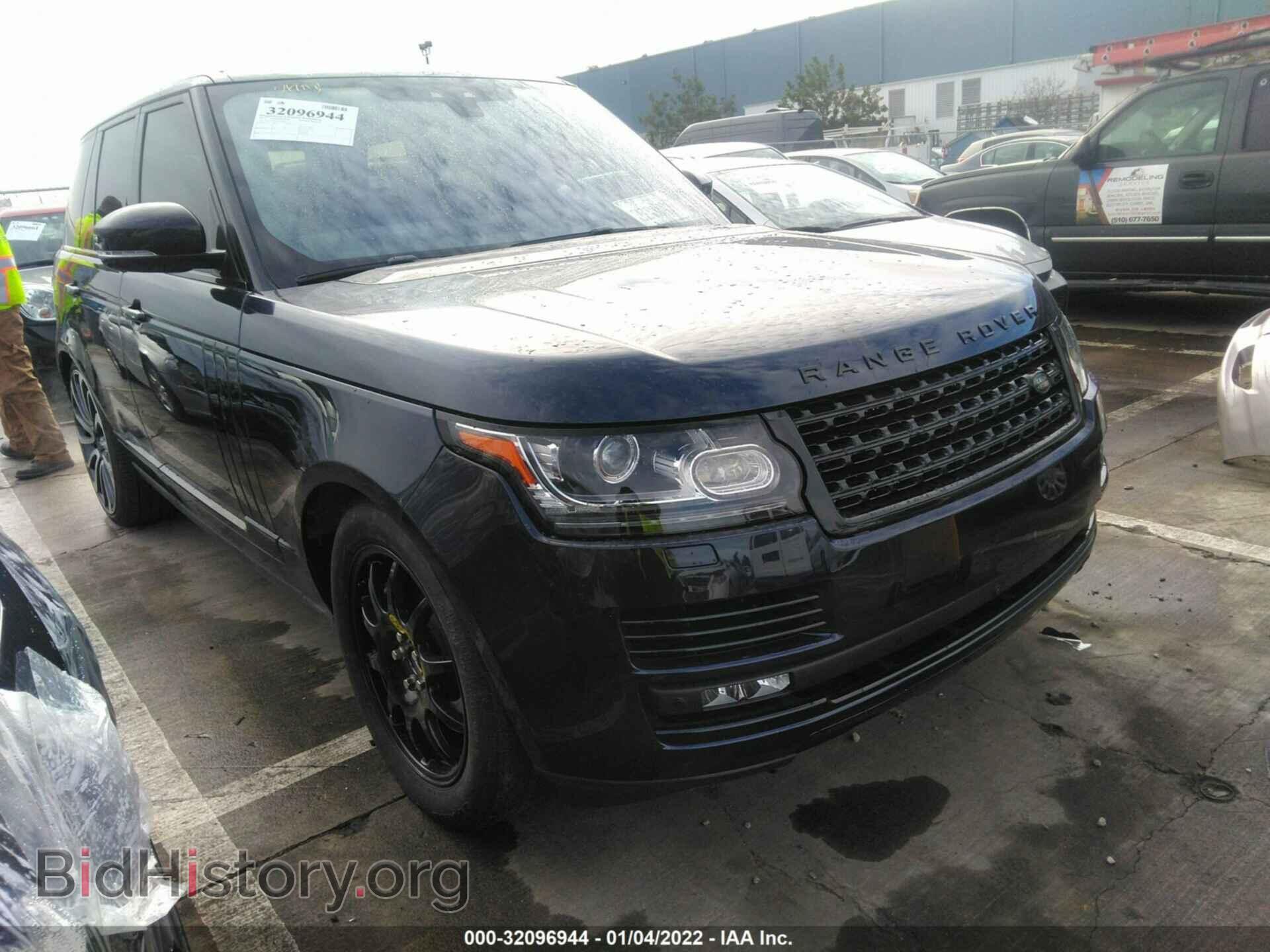 Фотография SALGS2FE1HA359850 - LAND ROVER RANGE ROVER 2017