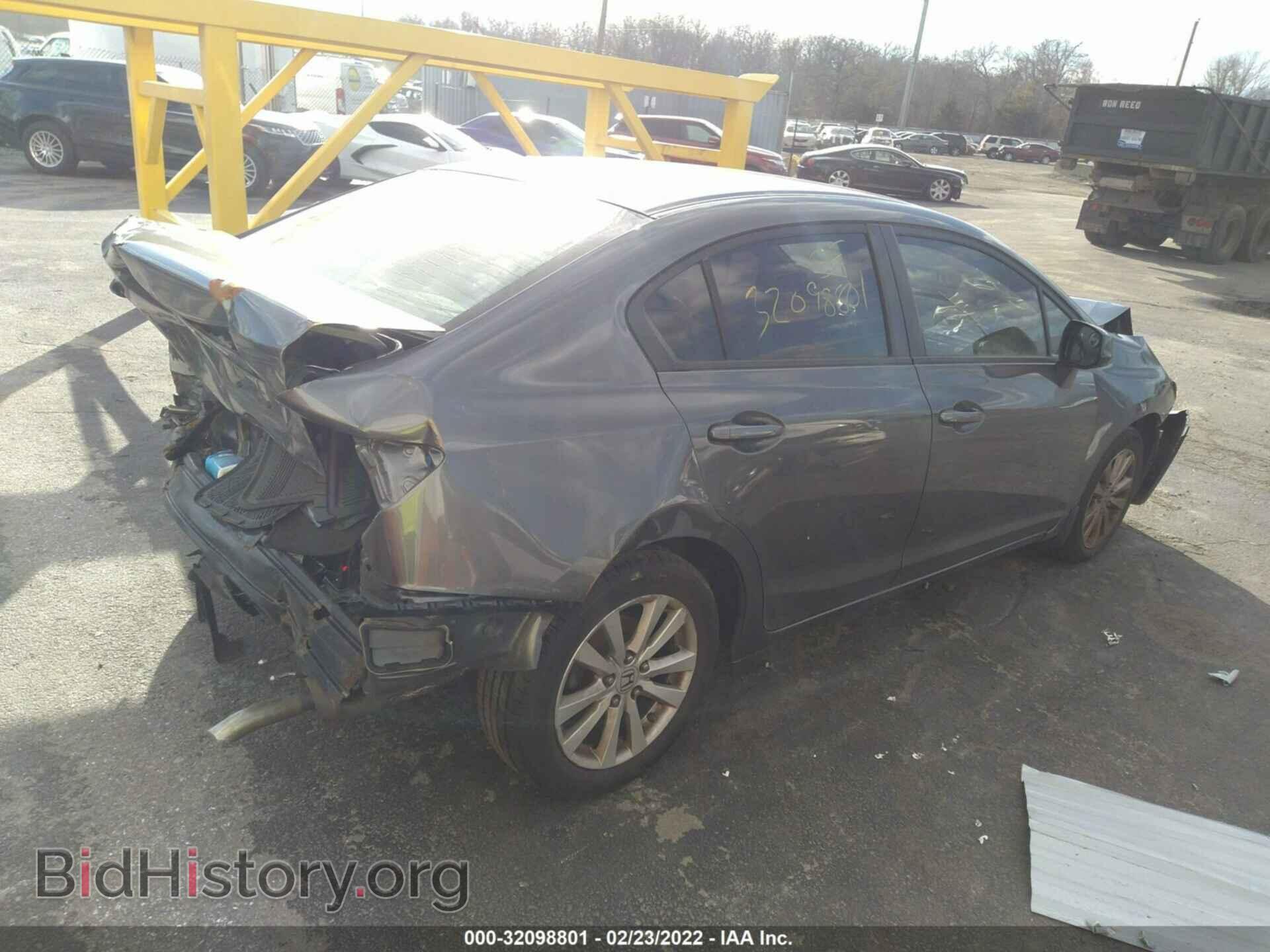2012 HONDA CIVIC SDN - VIN: 2HGFB2F85CH302947 - Фото 4