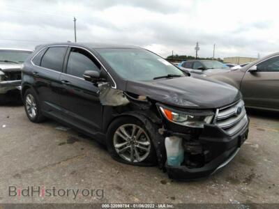 2015 Ford EDGE SEL, black — VIN 2FMTK3J83FBB08905, IAAI