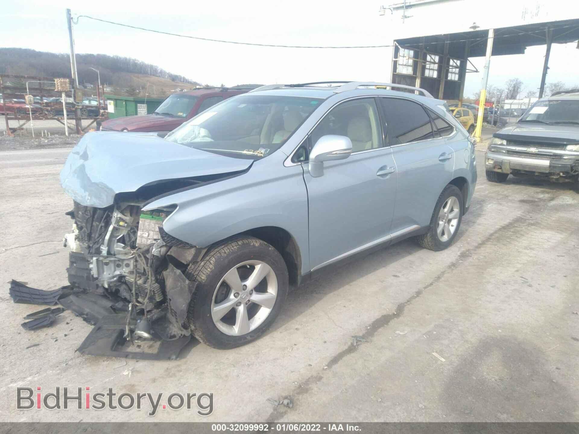 2011 LEXUS RX 350 - VIN: 2T2BK1BA6BC095392 - Фото 2