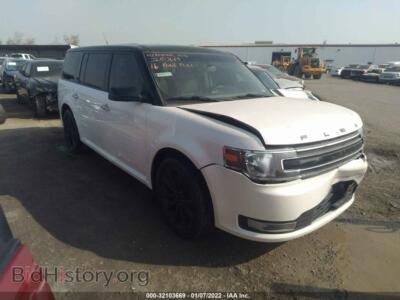 2016 Ford FLEX SEL, белый — VIN 2FMGK5C87GBA24243, IAAI