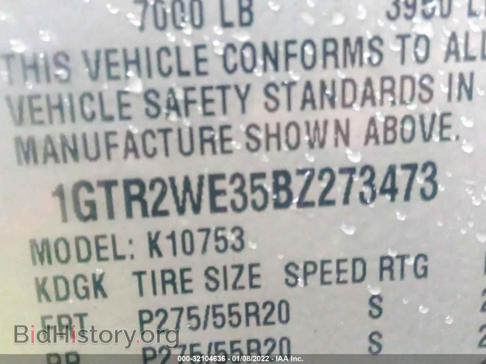 2011 GMC SIERRA 1500 - VIN: 1GTR2WE35BZ273473 - Фото 9