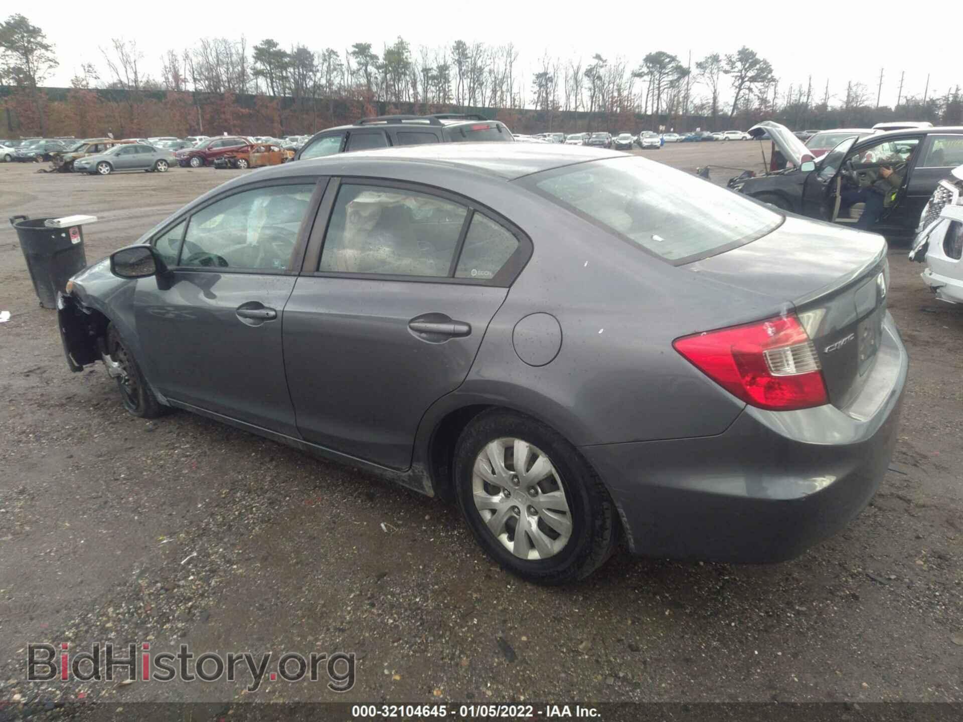 2012 HONDA CIVIC SDN - VIN: 19XFB2F54CE387232 - Фото 3