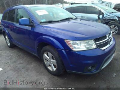 2012 Dodge JOURNEY SXT, blue — VIN 3C4PDDBG3CT336463, IAAI