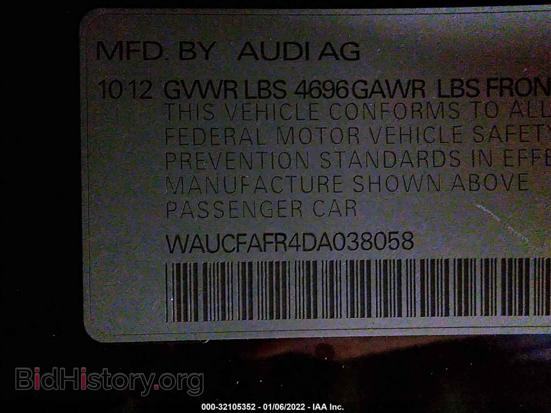 2013 AUDI A5 - VIN: WAUCFAFR4DA038058 - Photo 9