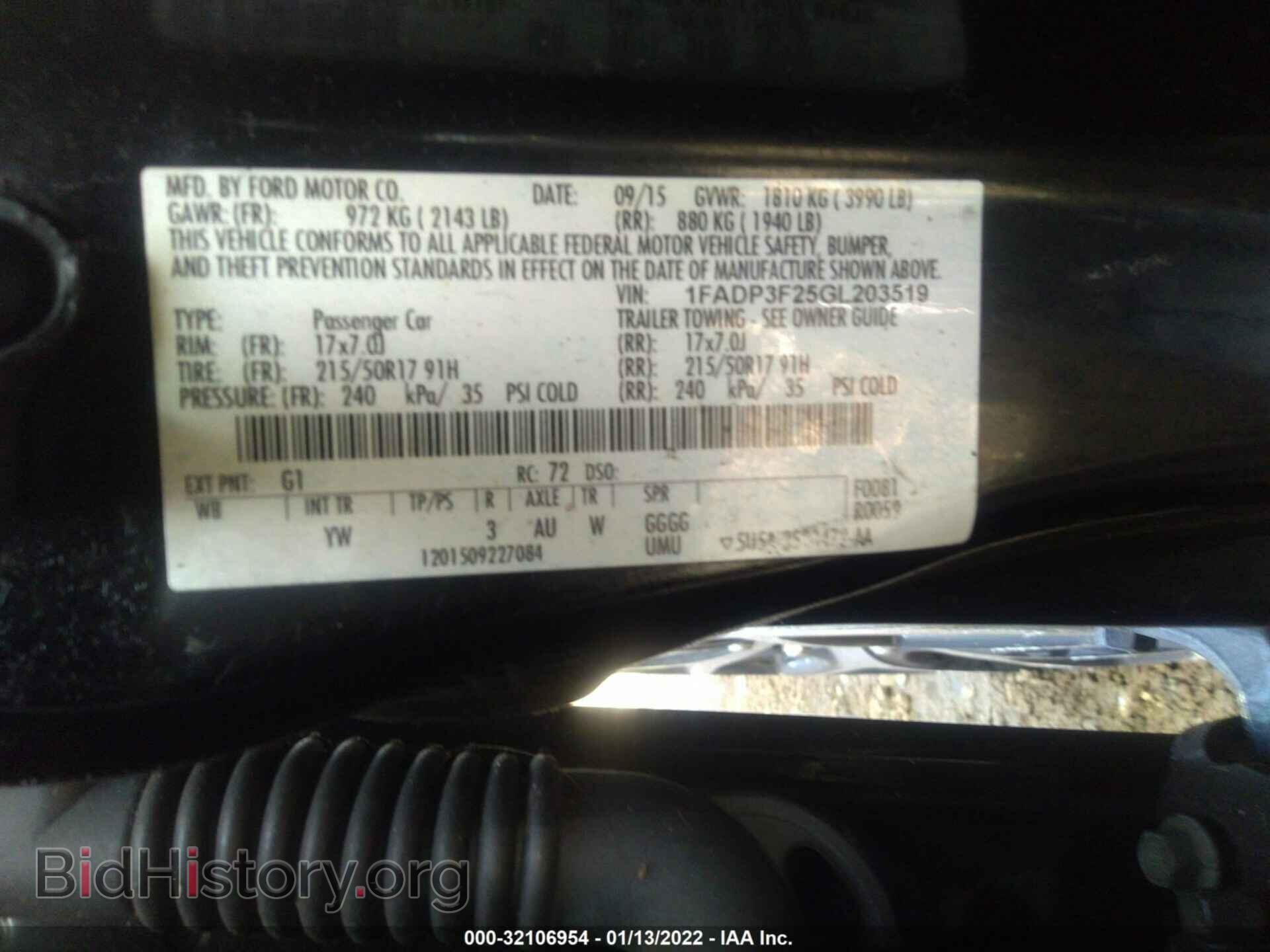 2016 FORD FOCUS - VIN: 1FADP3F25GL203519 - Photo 9