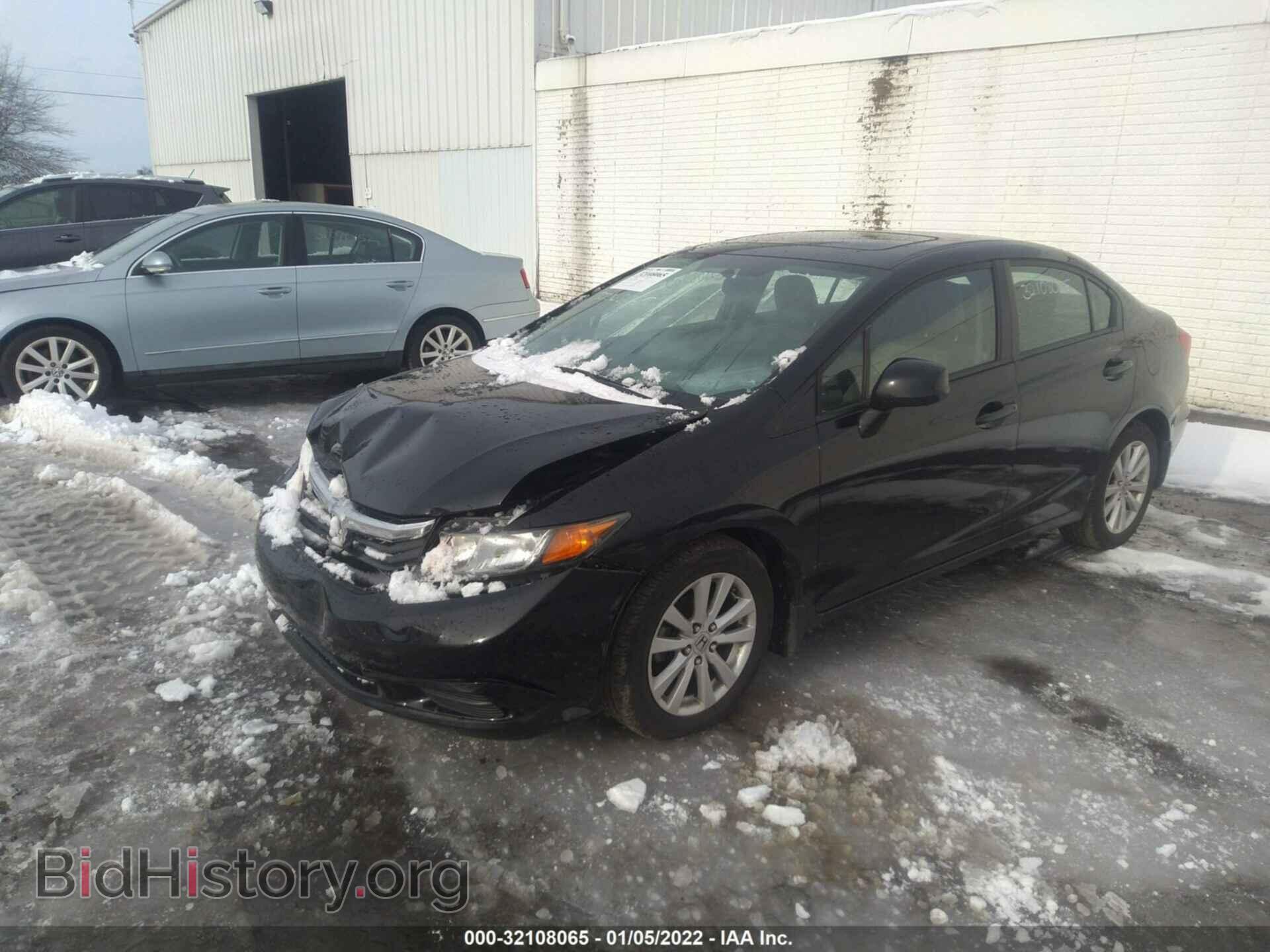2012 HONDA CIVIC SDN - VIN: 2HGFB2F9XCH582048 - Фото 2