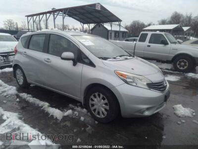 2014 Nissan VERSA NOTE S Plus, silver — VIN 3N1CE2CP8EL421951, IAAI