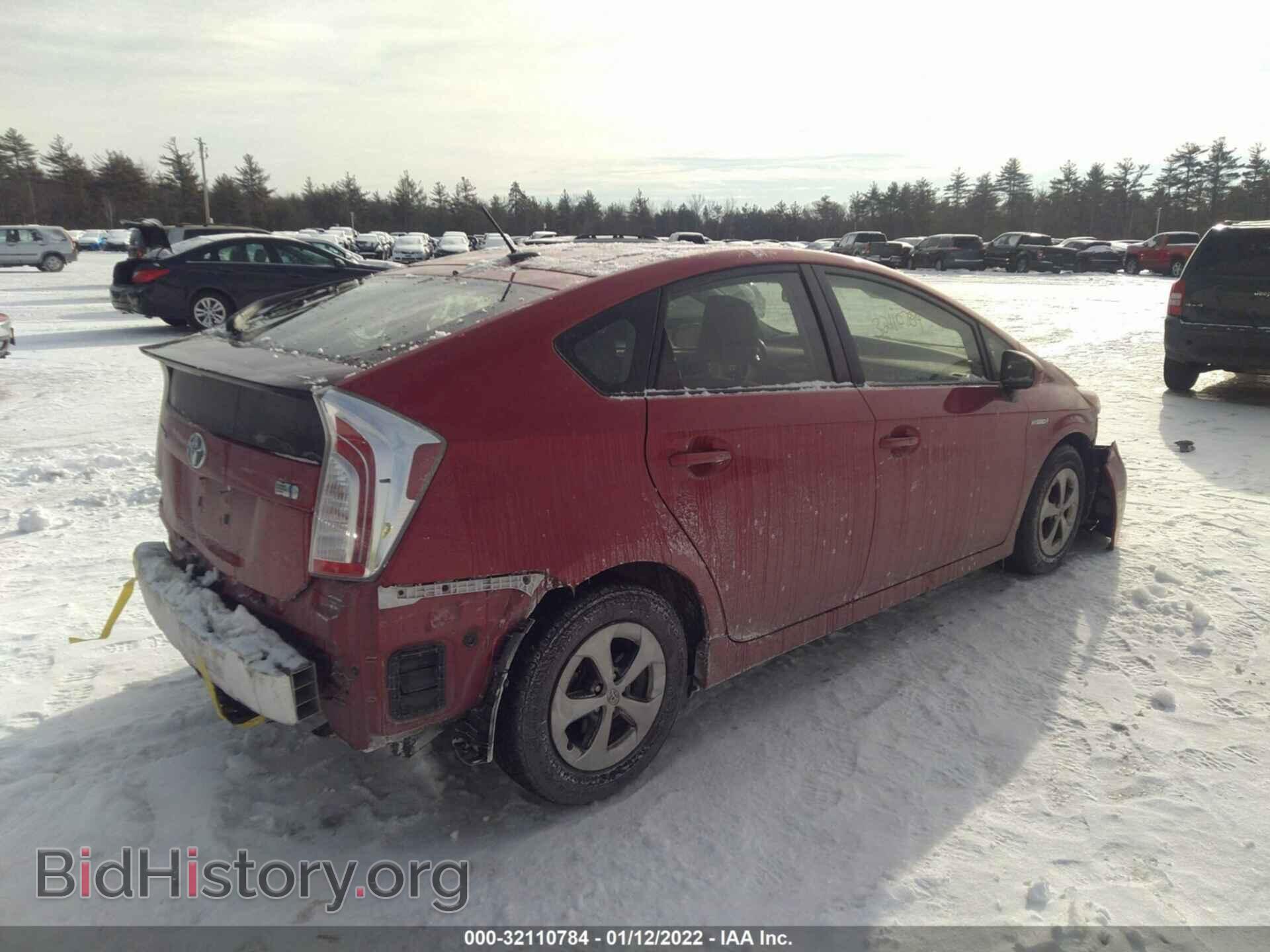 2012 TOYOTA PRIUS - VIN: JTDKN3DU6C5459257 - Фото 4