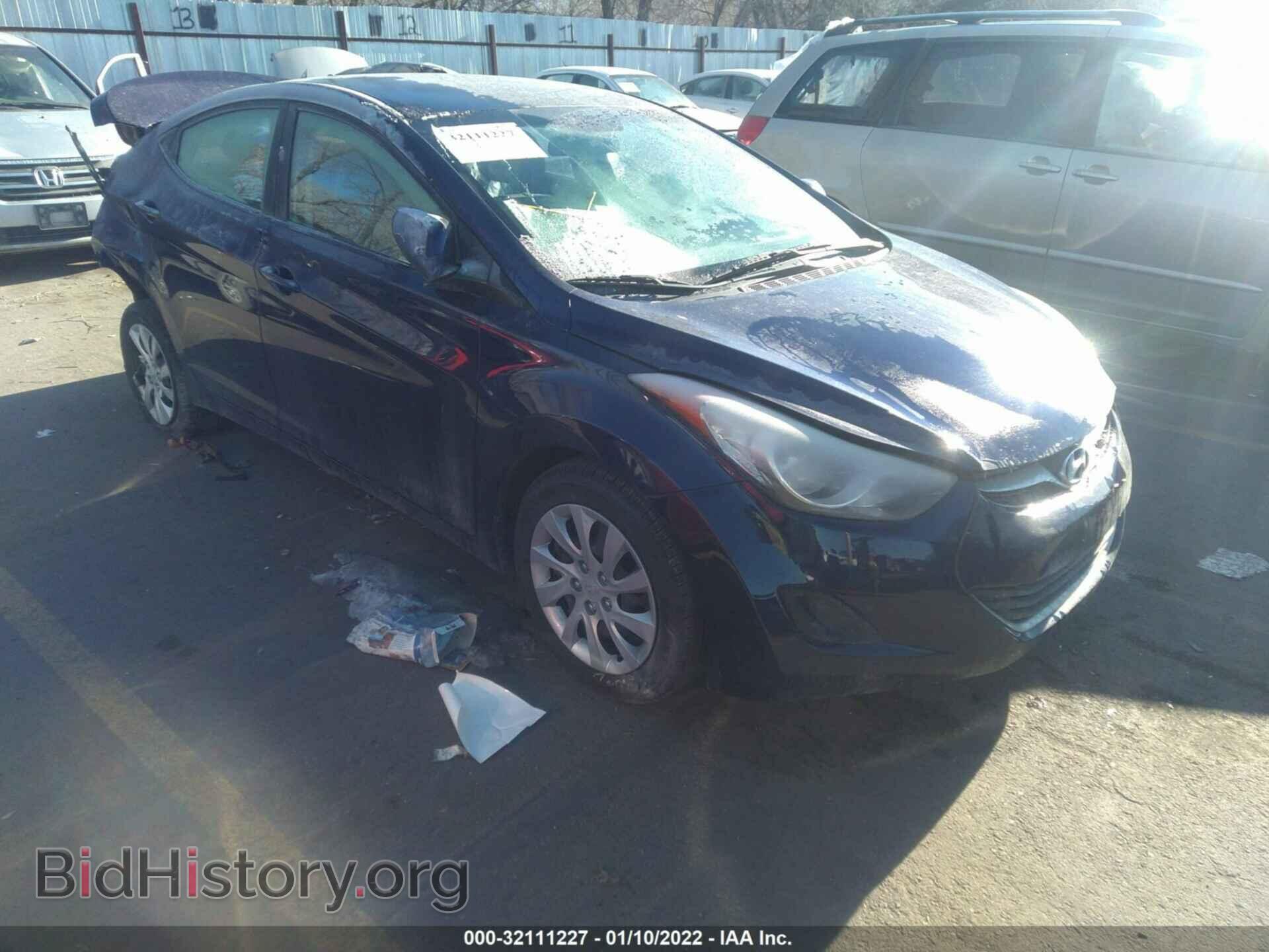 Photo 5NPDH4AE1CH070397 - HYUNDAI ELANTRA 2012