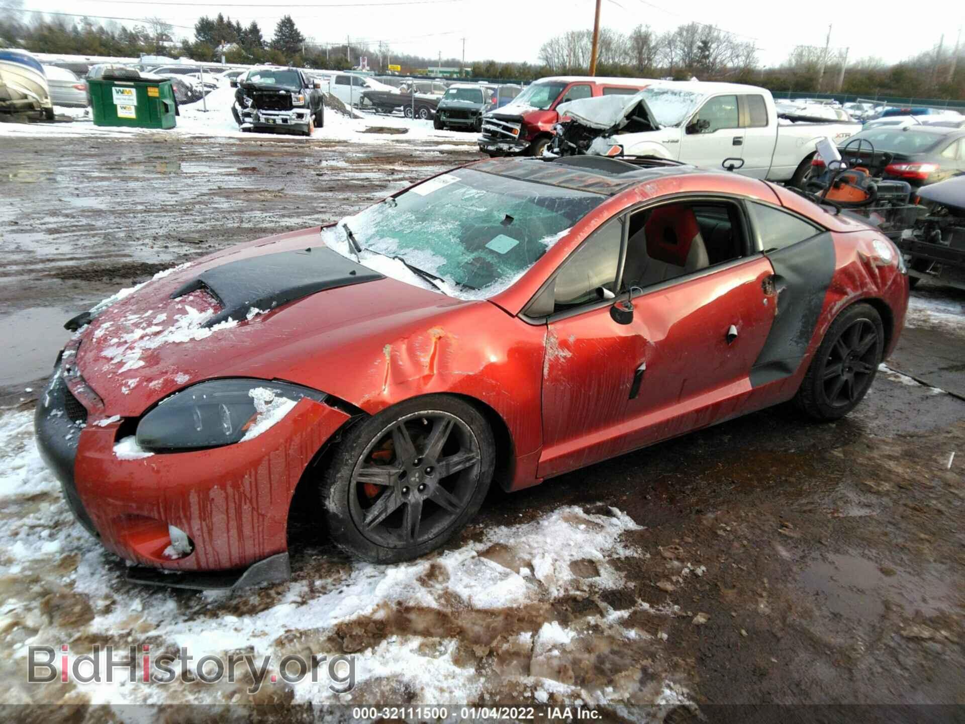 2006 MITSUBISHI ECLIPSE - VIN: 4A3AK34T36E012754 - Фото 2
