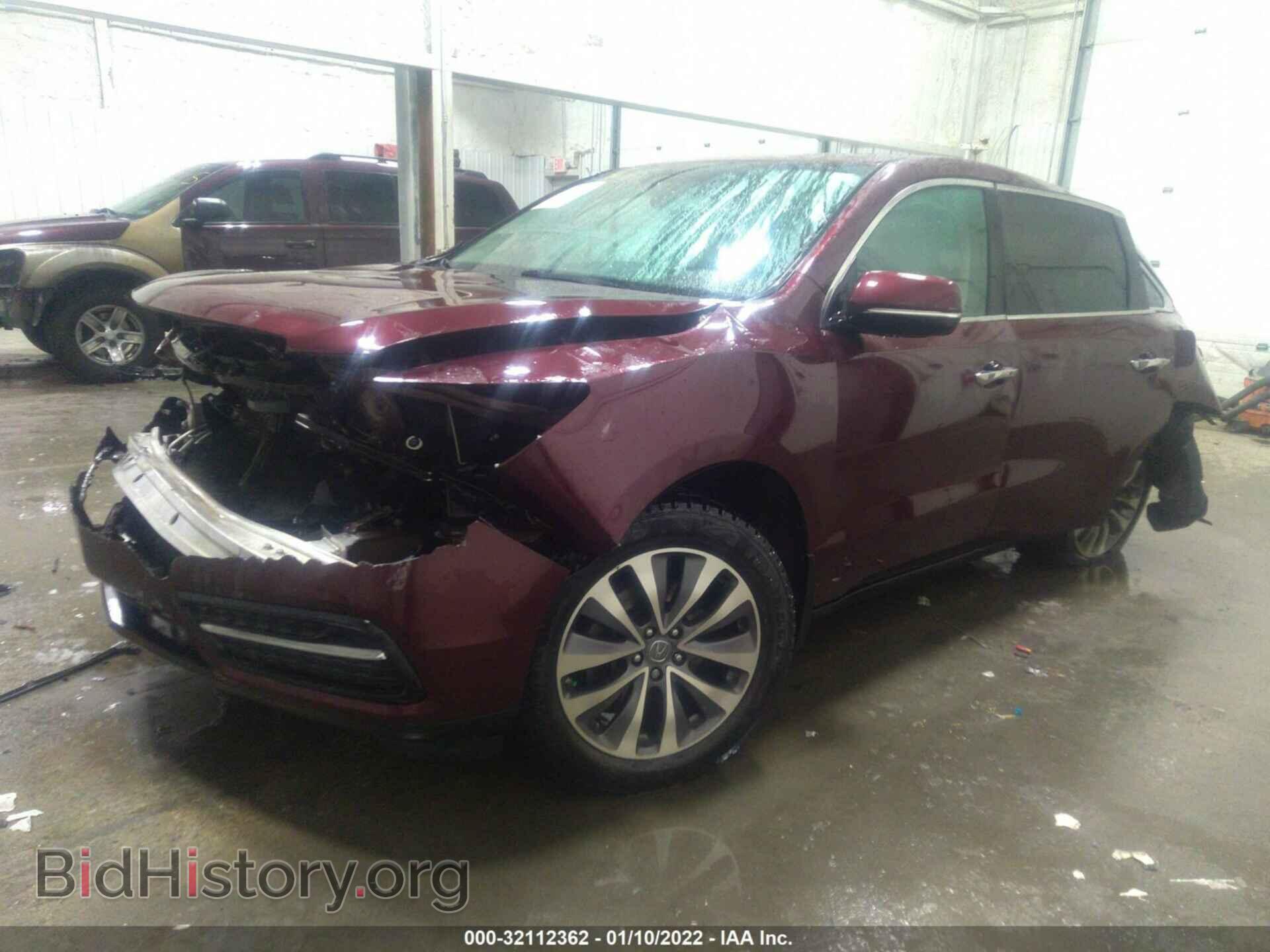2014 ACURA MDX - VIN: 5FRYD4H44EB015565 - Фото 2