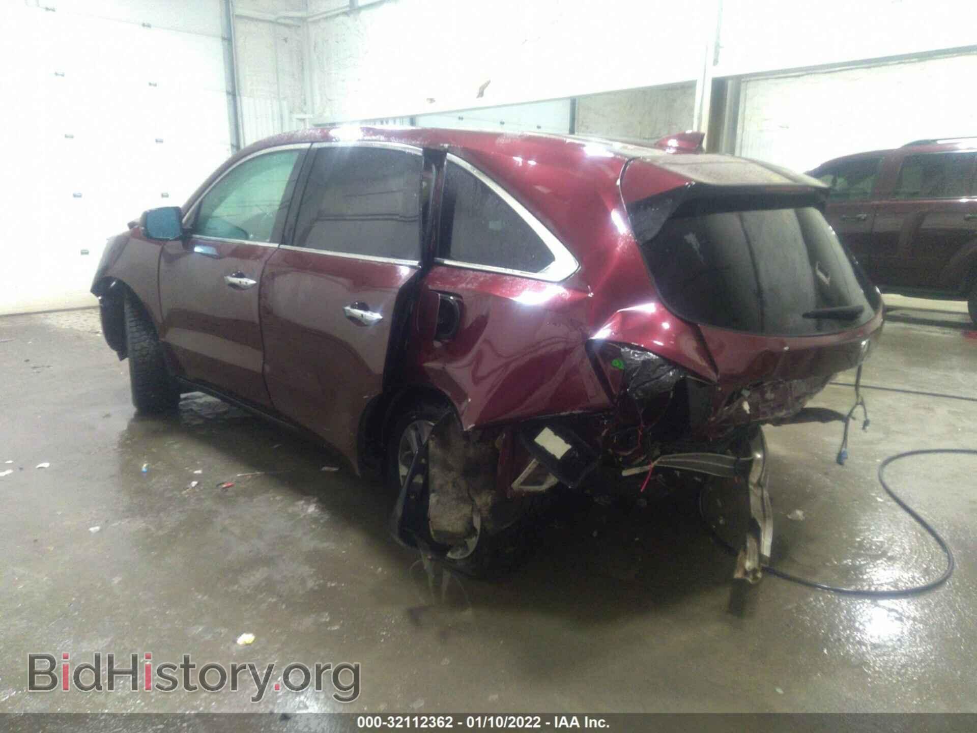 2014 ACURA MDX - VIN: 5FRYD4H44EB015565 - Фото 3