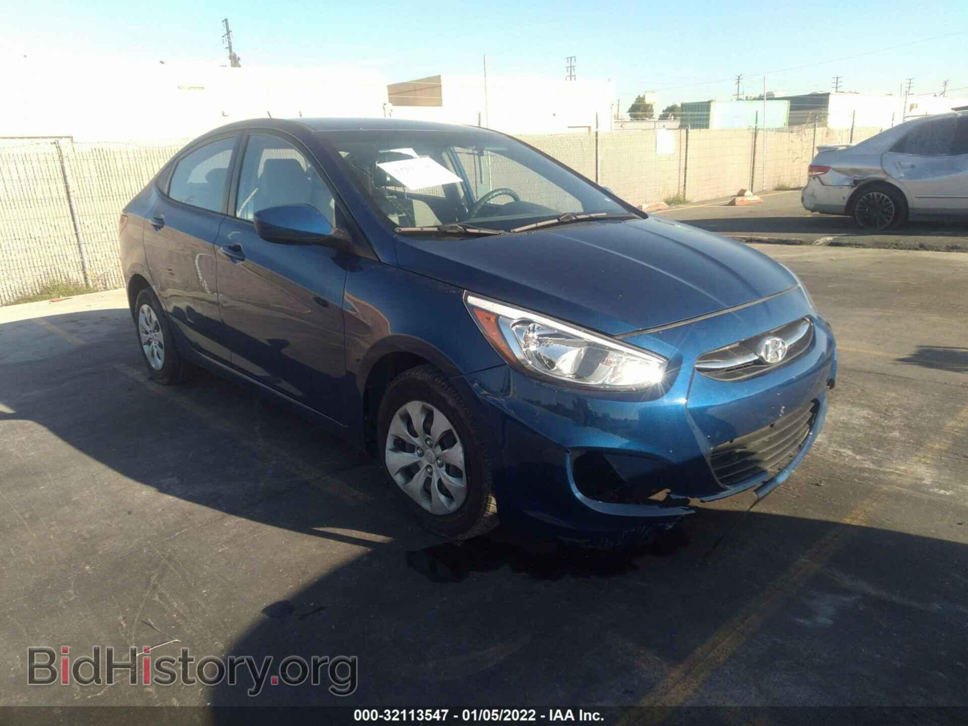 Photo KMHCT4AE9GU981756 - HYUNDAI ACCENT 2016