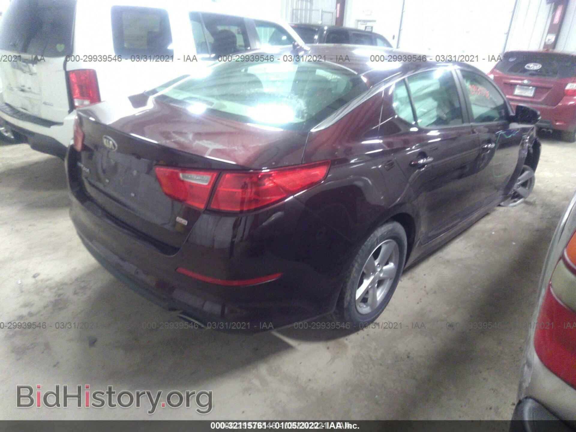 2015 KIA OPTIMA - VIN: 5XXGM4A74FG445676 - Фото 4