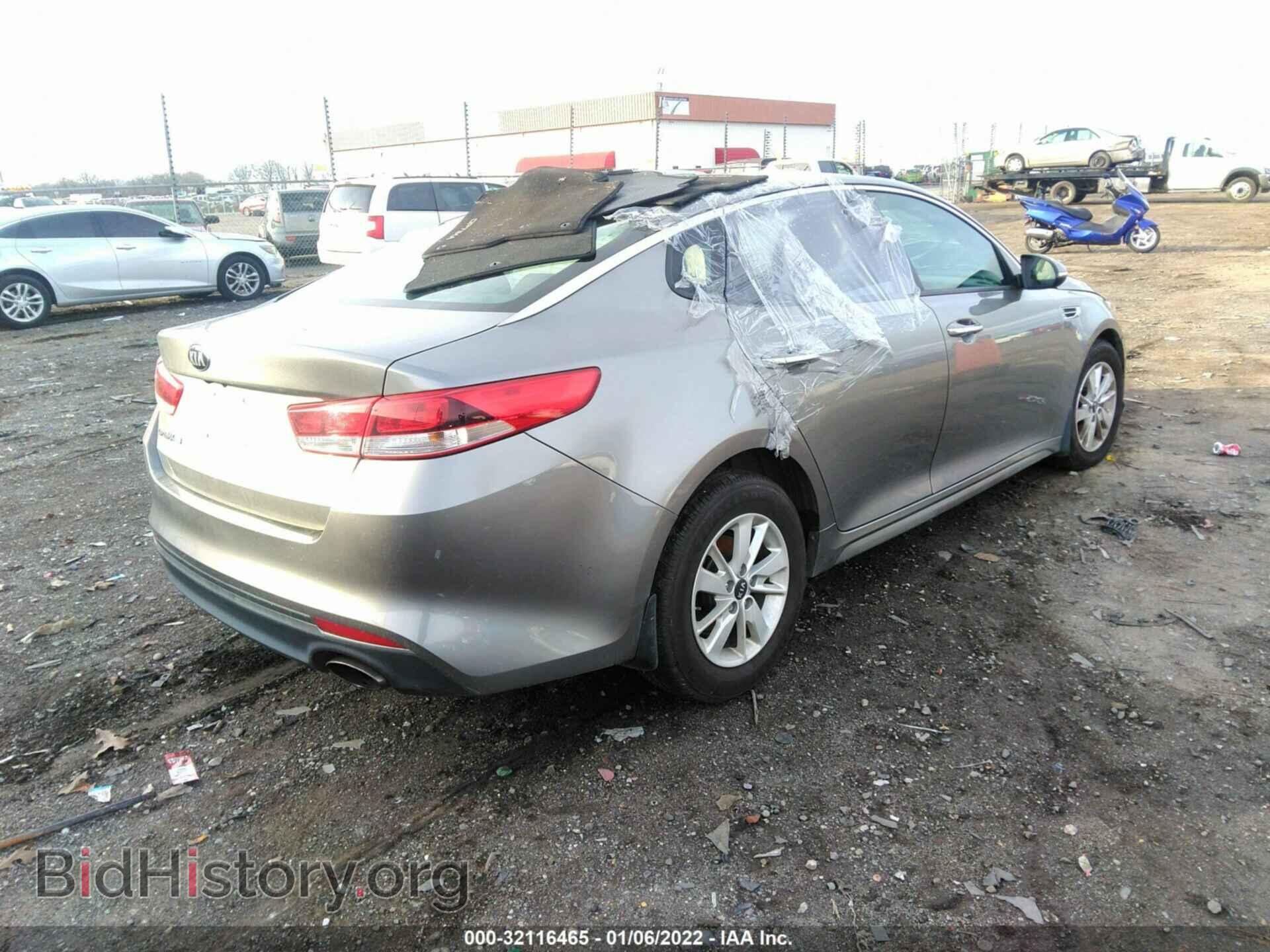 2016 KIA OPTIMA - VIN: 5XXGT4L3XGG033101 - Фото 4