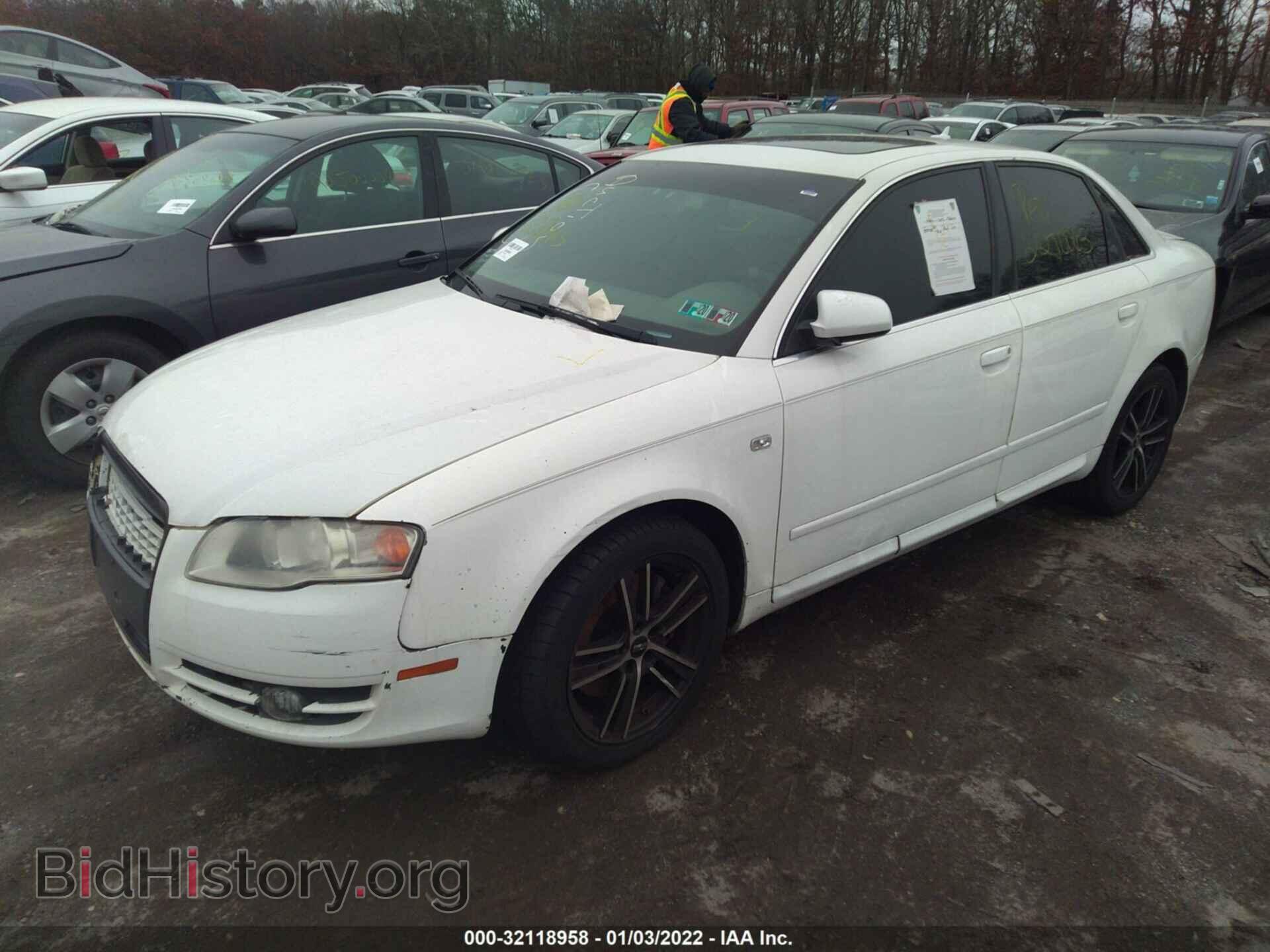 2008 AUDI A4 - VIN: WAUDF78EX8A101977 - Фото 2