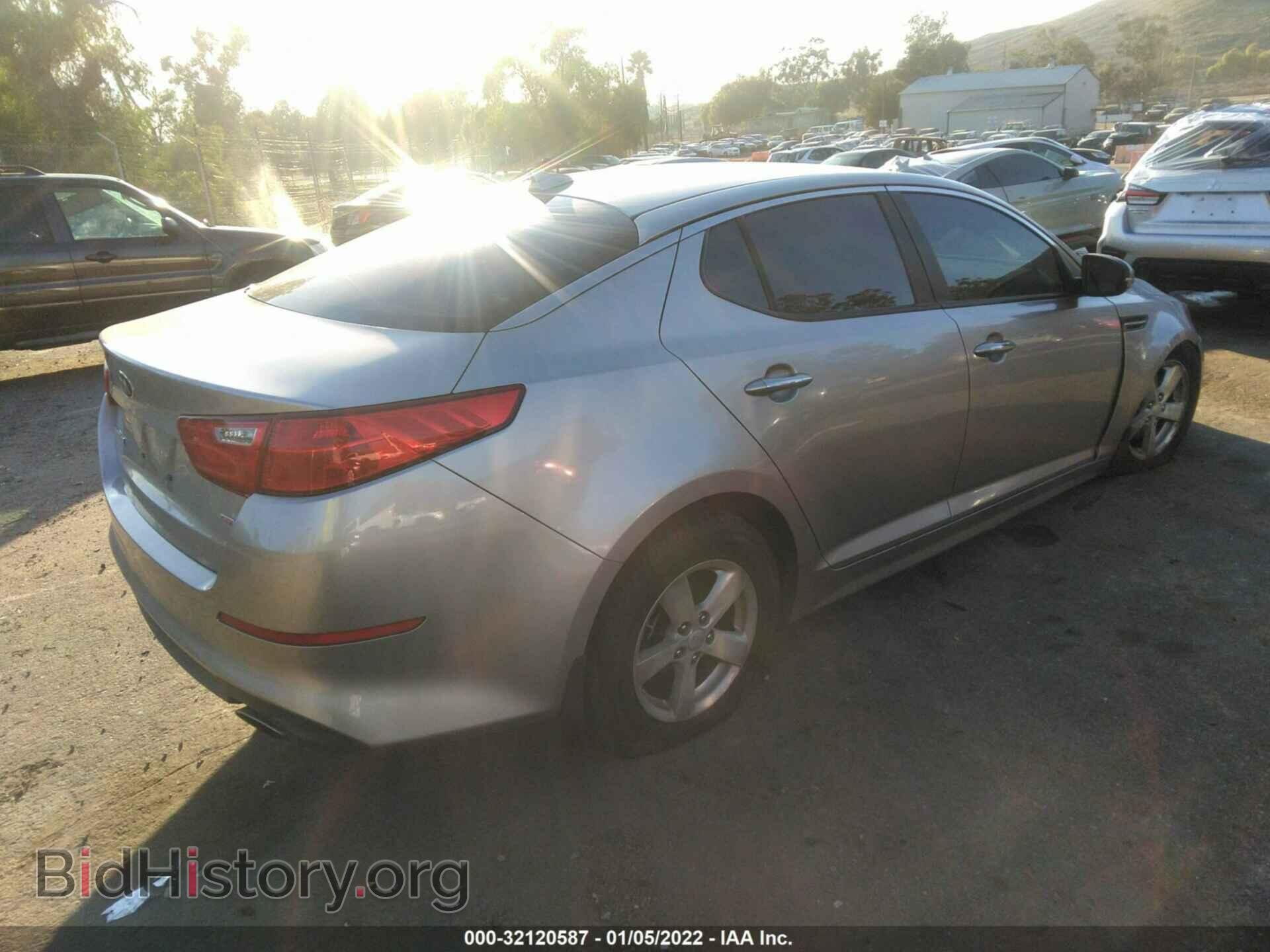 2015 KIA OPTIMA - VIN: KNAGM4A72F5585128 - Фото 4