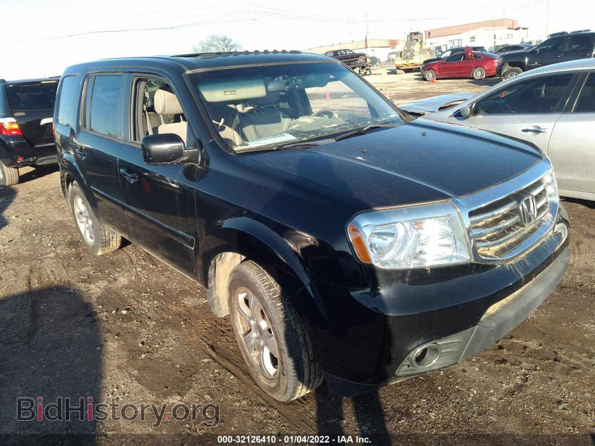 Photo 5FNYF3H51CB005586 - HONDA PILOT 2012