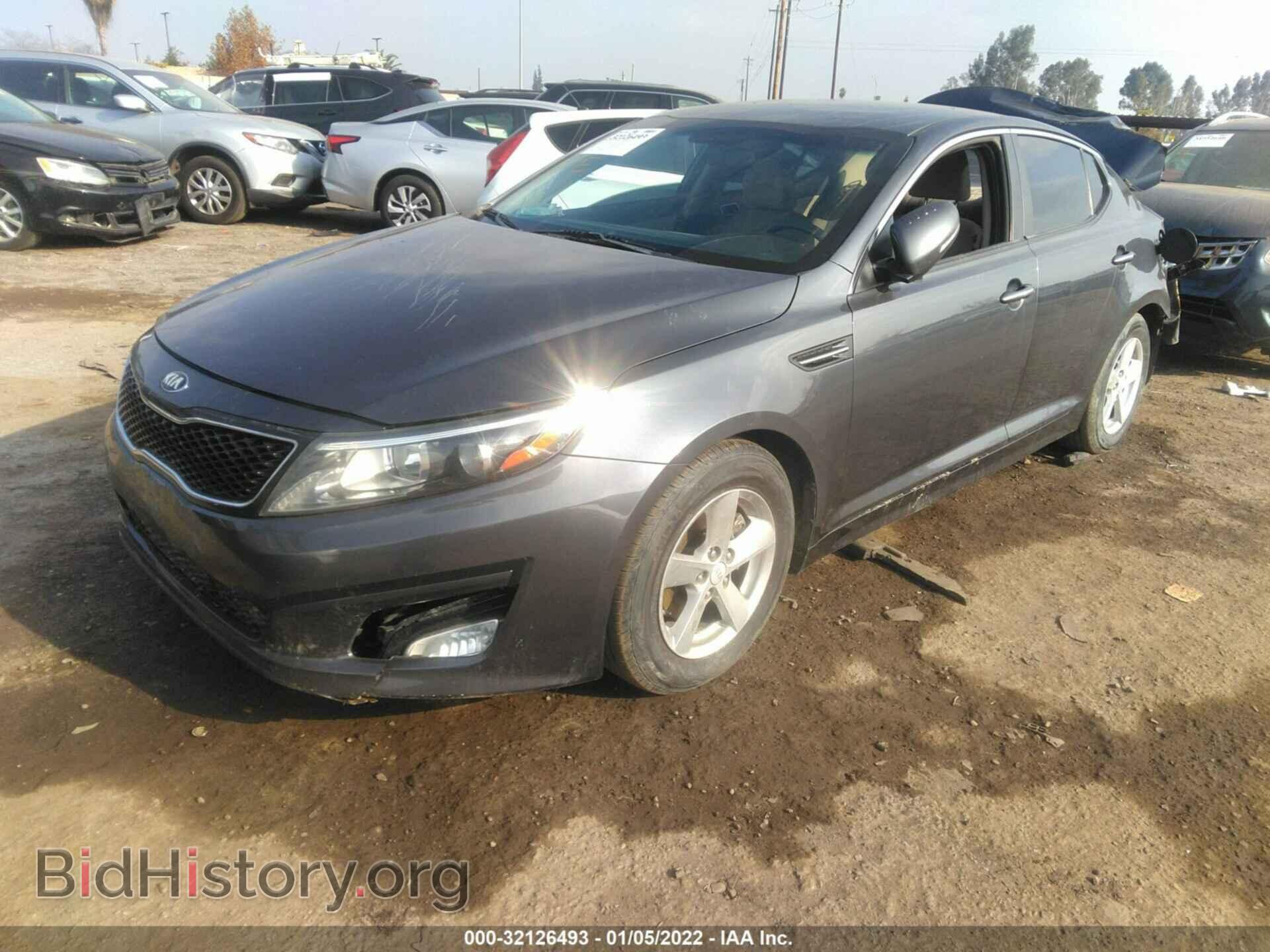 2015 KIA OPTIMA - VIN: KNAGM4A73F5622882 - Фото 2