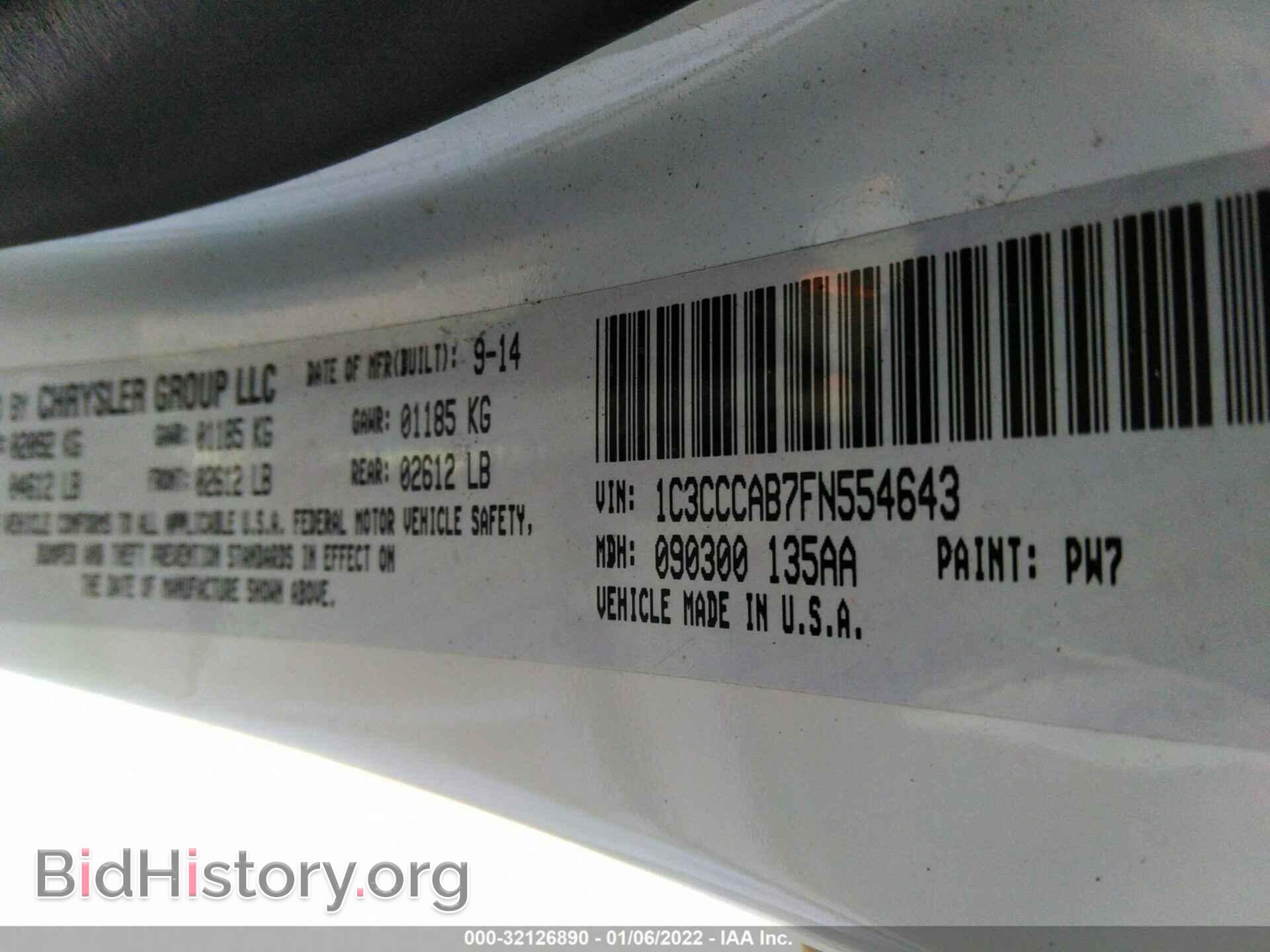 2015 CHRYSLER 200 - VIN: 1C3CCCAB7FN554643 - Фото 9