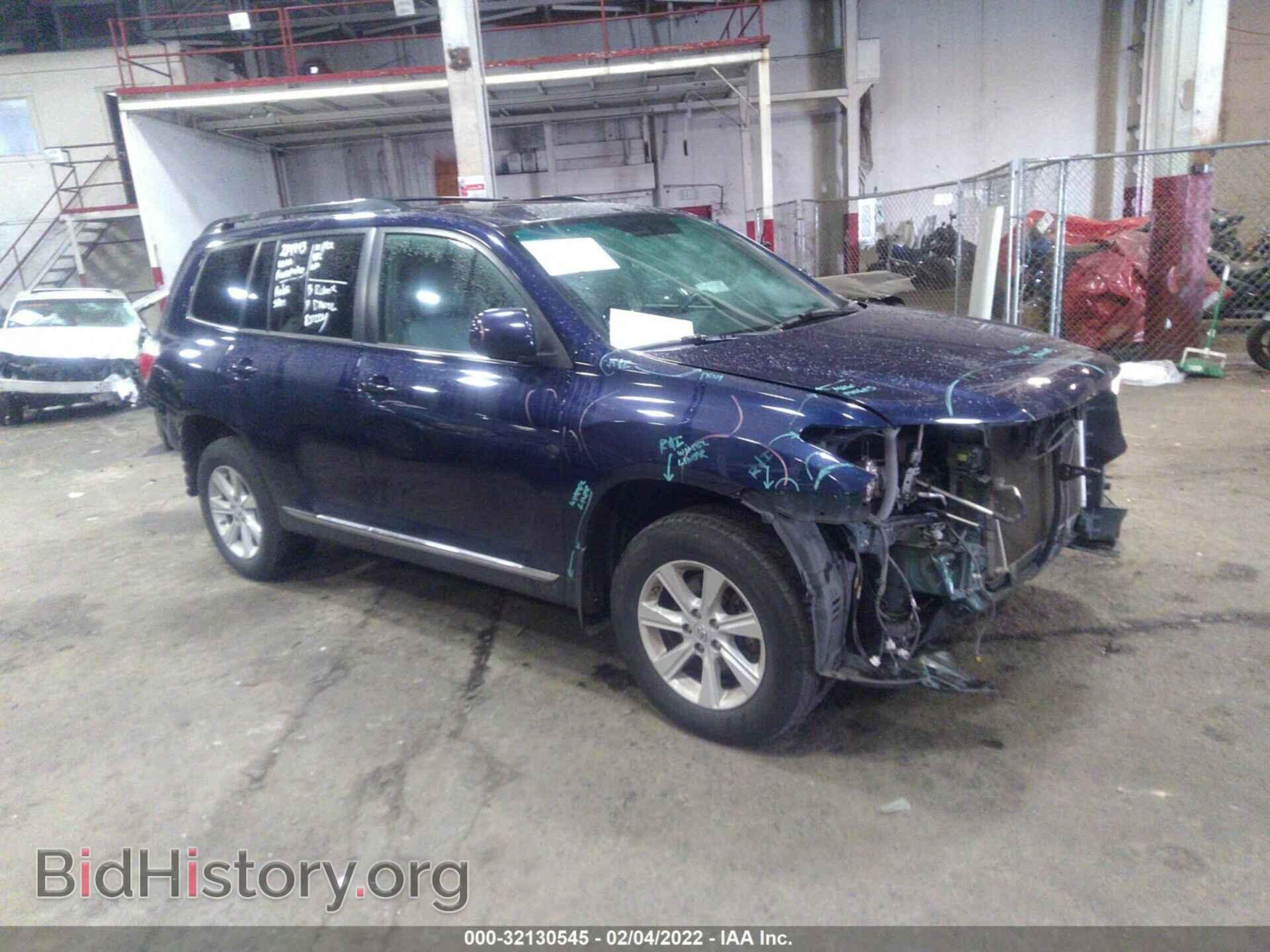 Photo 5TDBK3EH8DS194279 - TOYOTA HIGHLANDER 2013