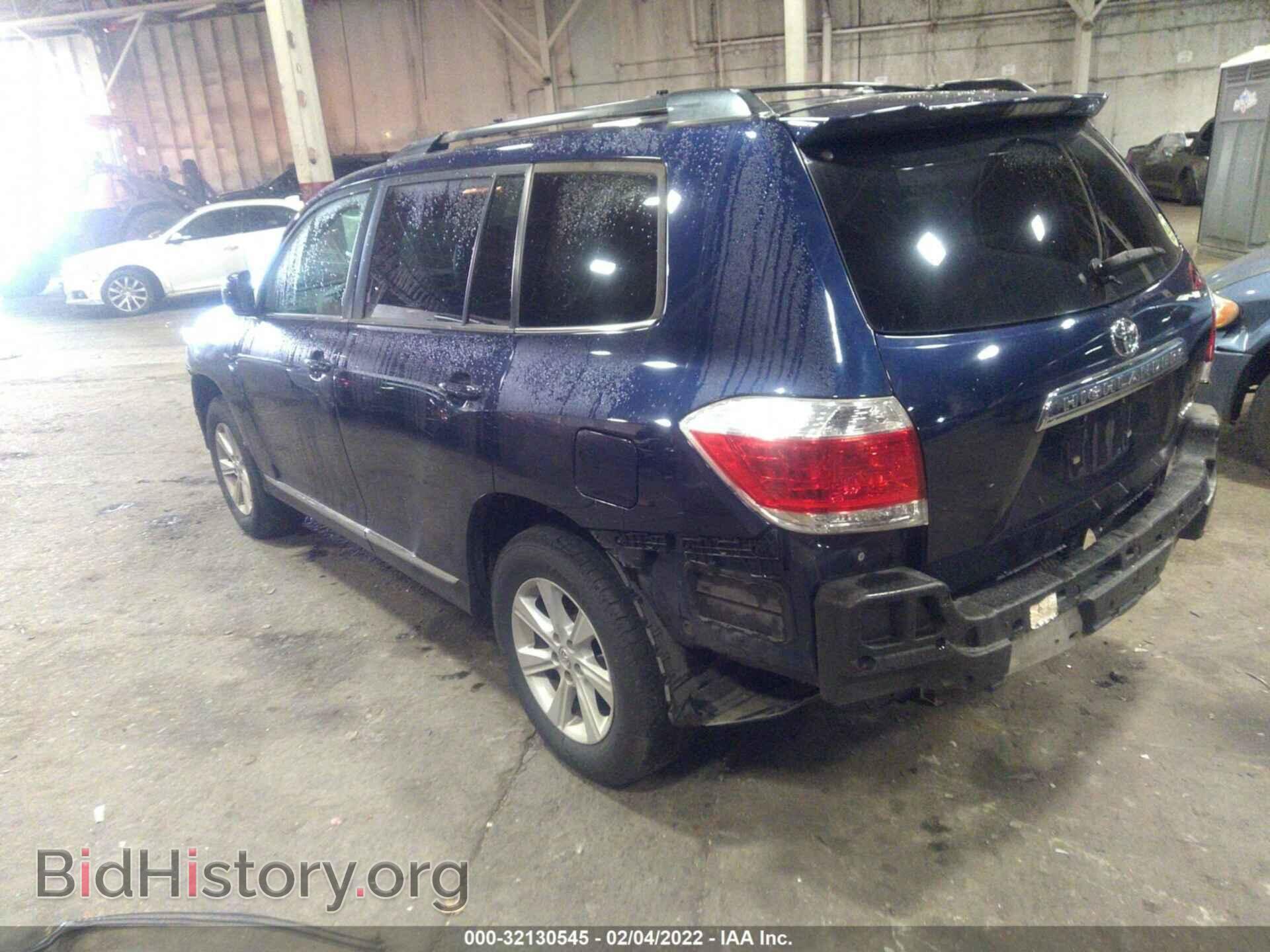 2013 TOYOTA HIGHLANDER - VIN: 5TDBK3EH8DS194279 - Фото 3