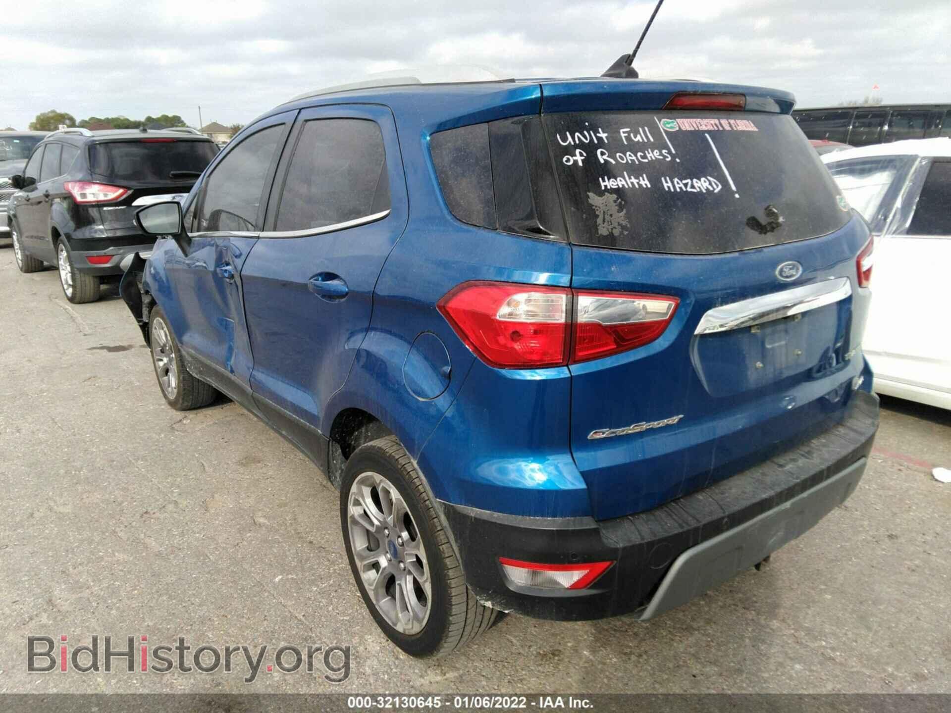 2019 FORD ECOSPORT - VIN: MAJ6S3KL2KC306587 - Фото 3