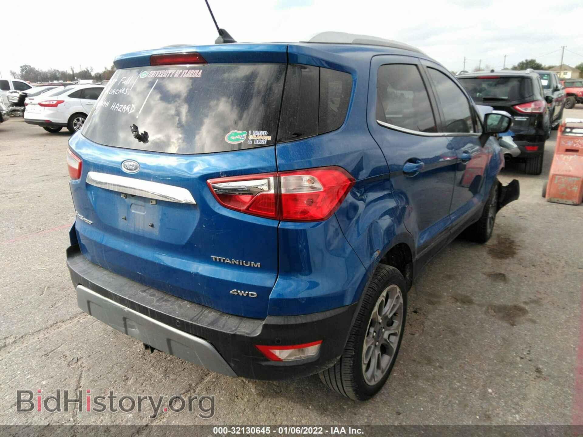 2019 FORD ECOSPORT - VIN: MAJ6S3KL2KC306587 - Фото 4