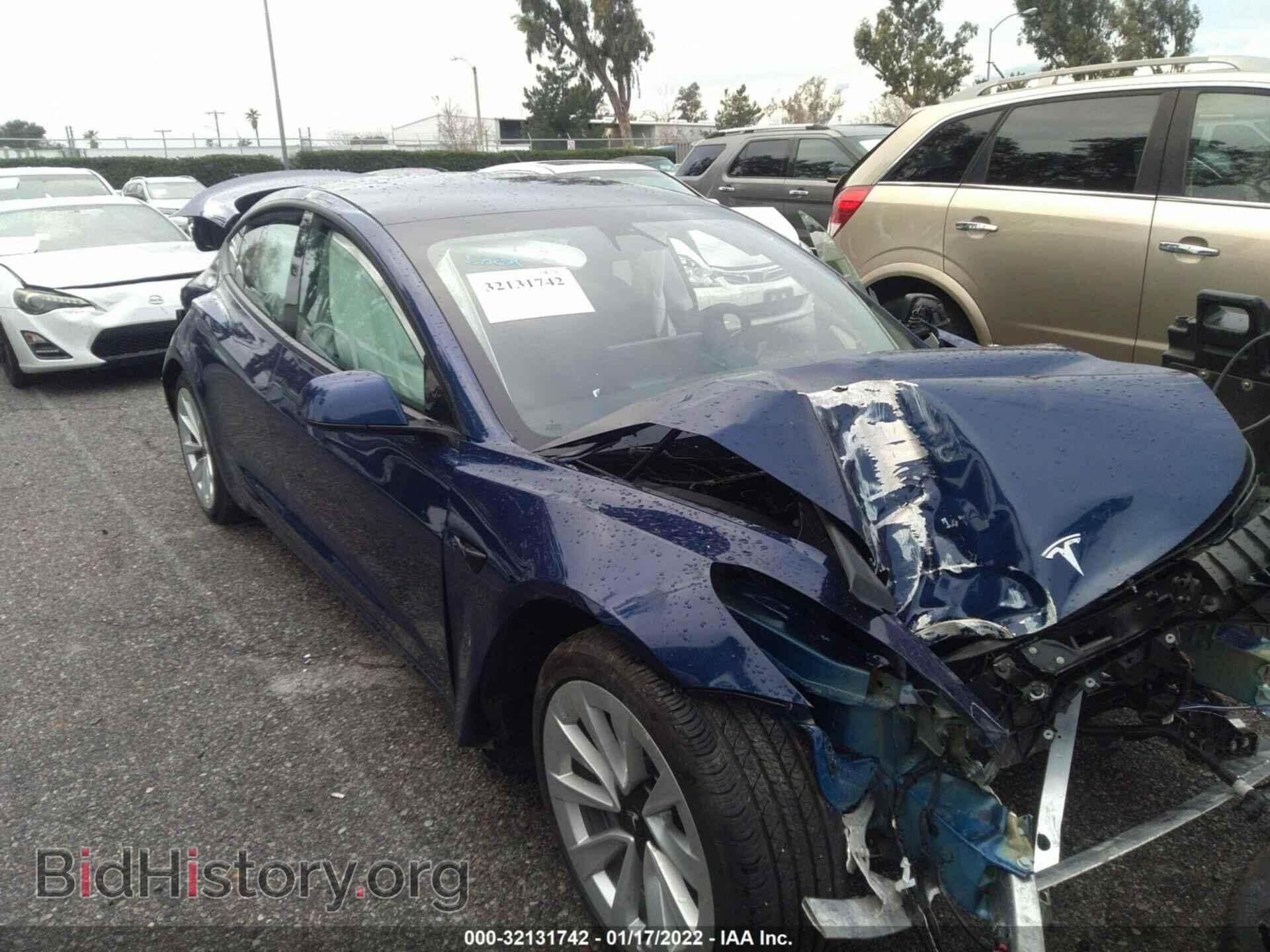 Фотография 5YJ3E1EA9MF001449 - TESLA MODEL 3 2021