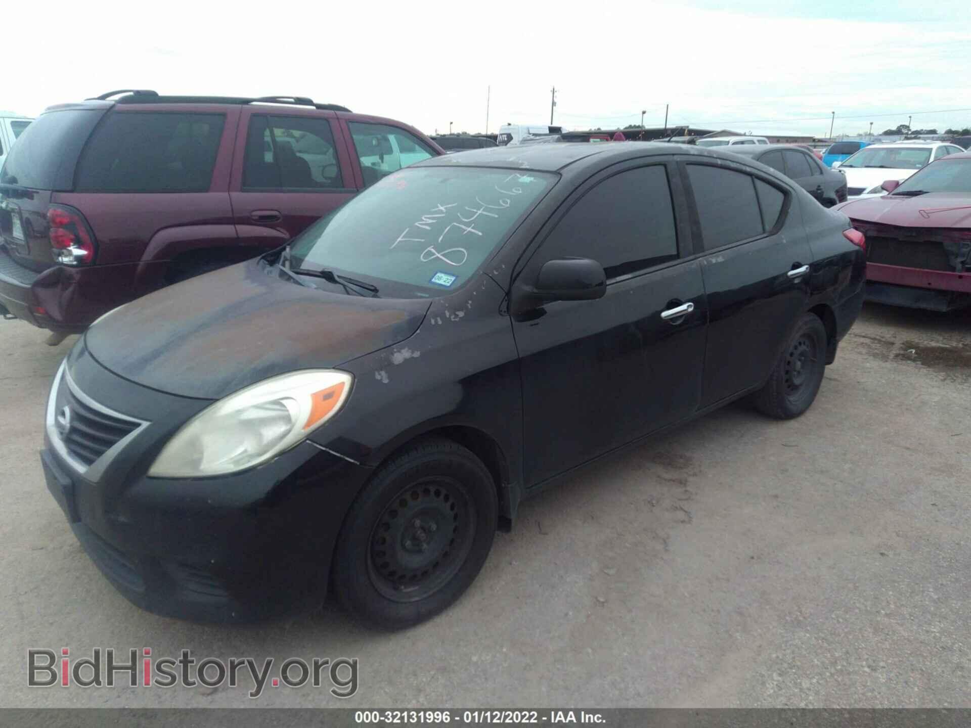 2012 NISSAN VERSA - VIN: 3N1CN7AP0CL874667 - Фото 2