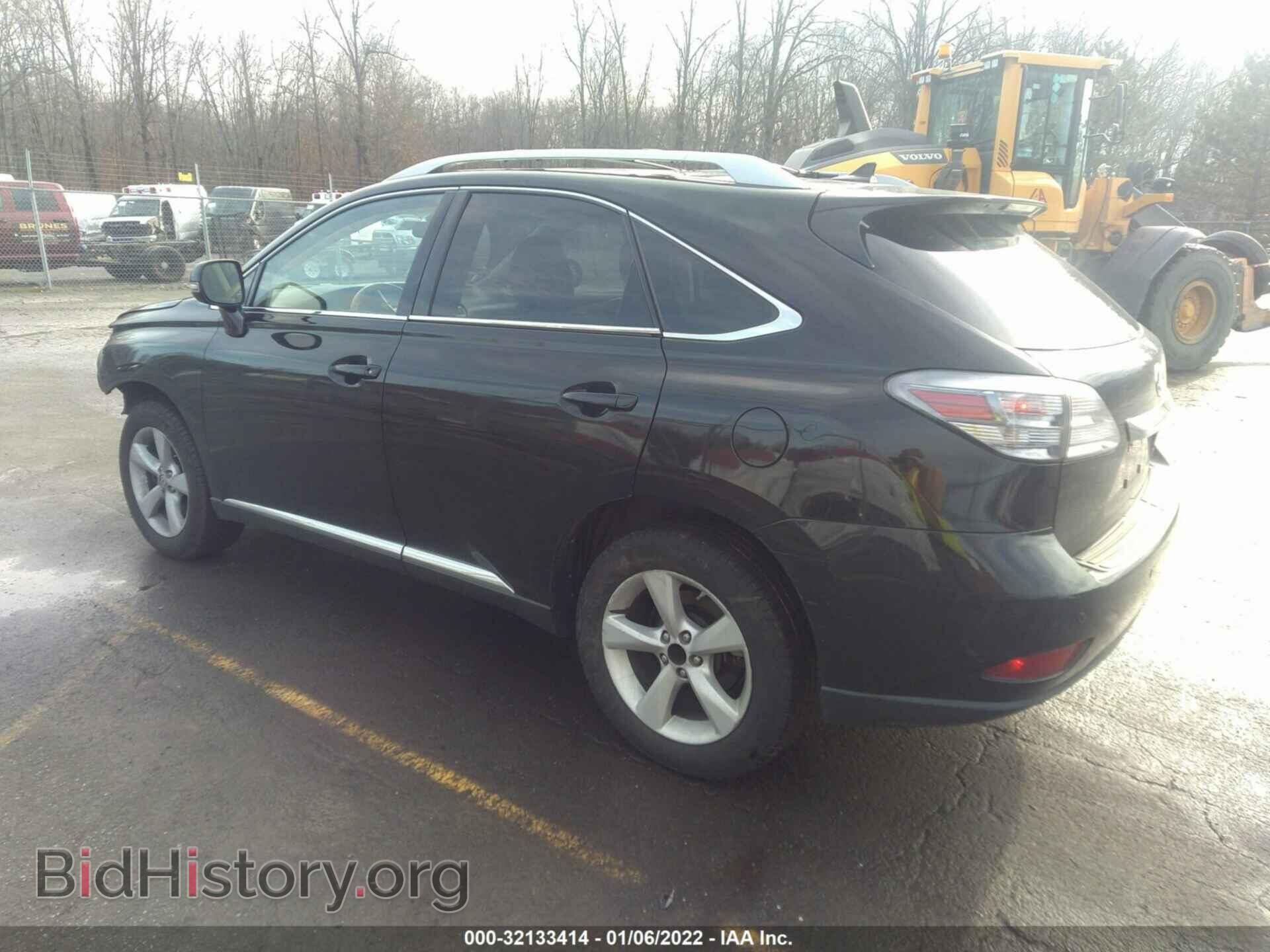 2012 LEXUS RX 350 - VIN: 2T2BK1BA3CC149409 - Фото 3
