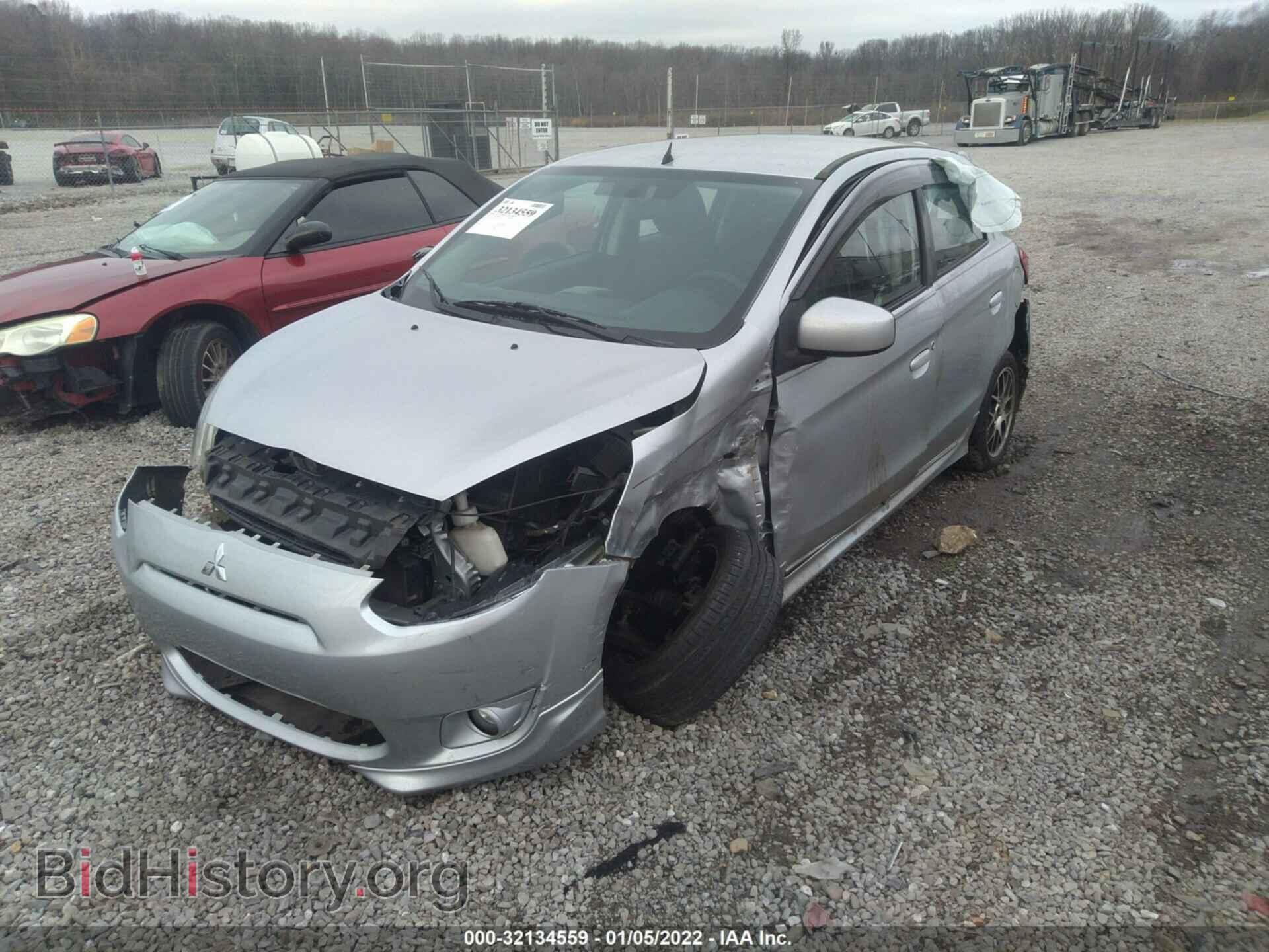 2014 MITSUBISHI MIRAGE - VIN: ML32A4HJ4EH019544 - Фото 2