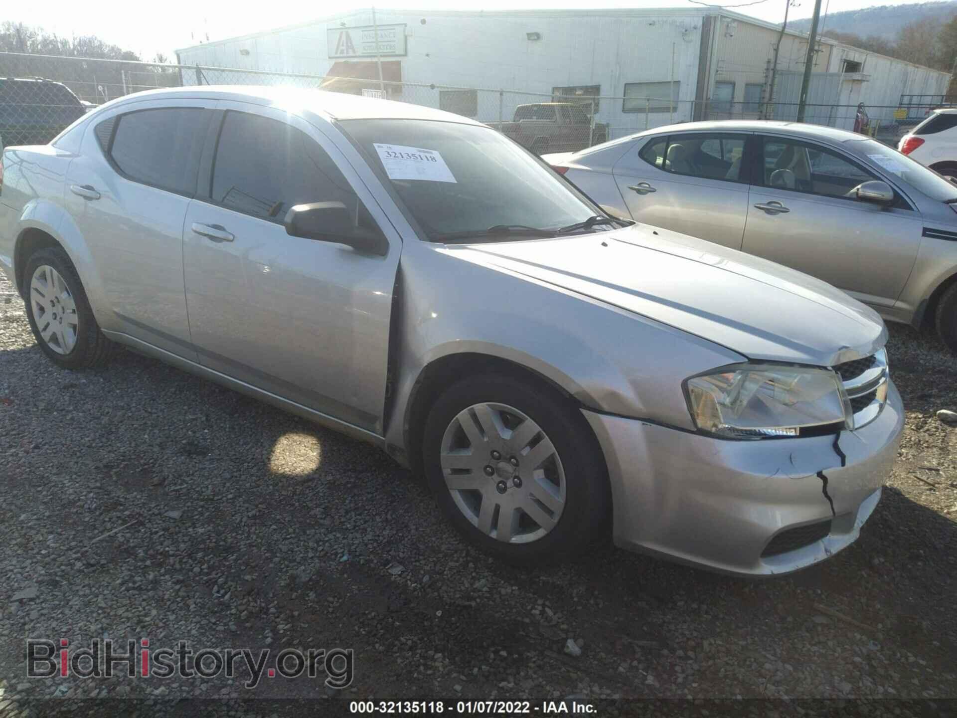 Photo 1C3CDZAB2CN193446 - DODGE AVENGER 2012