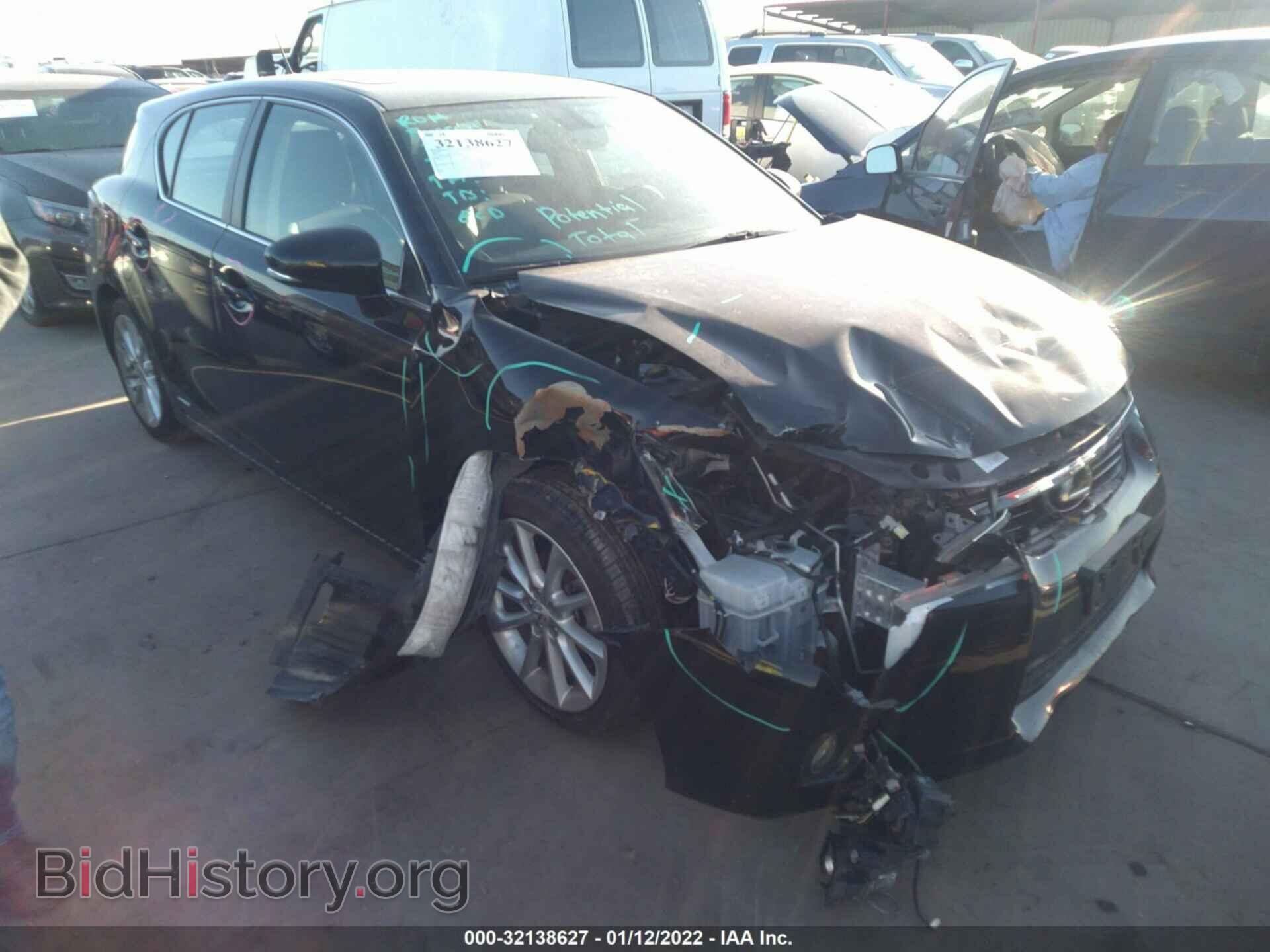 Photo JTHKD5BH1D2164802 - LEXUS CT 200H 2013