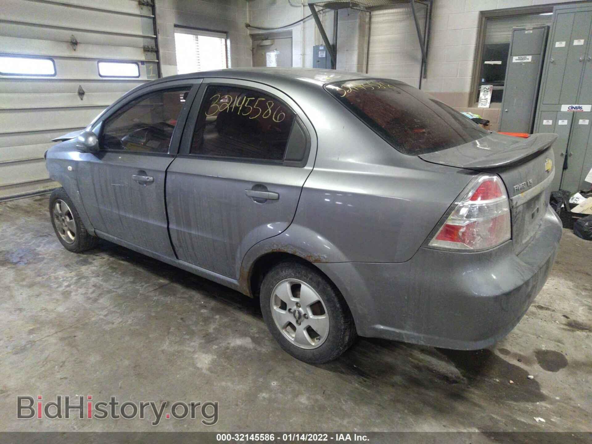 2007 CHEVROLET AVEO - VIN: KL1TD56637B057194 - Фото 3