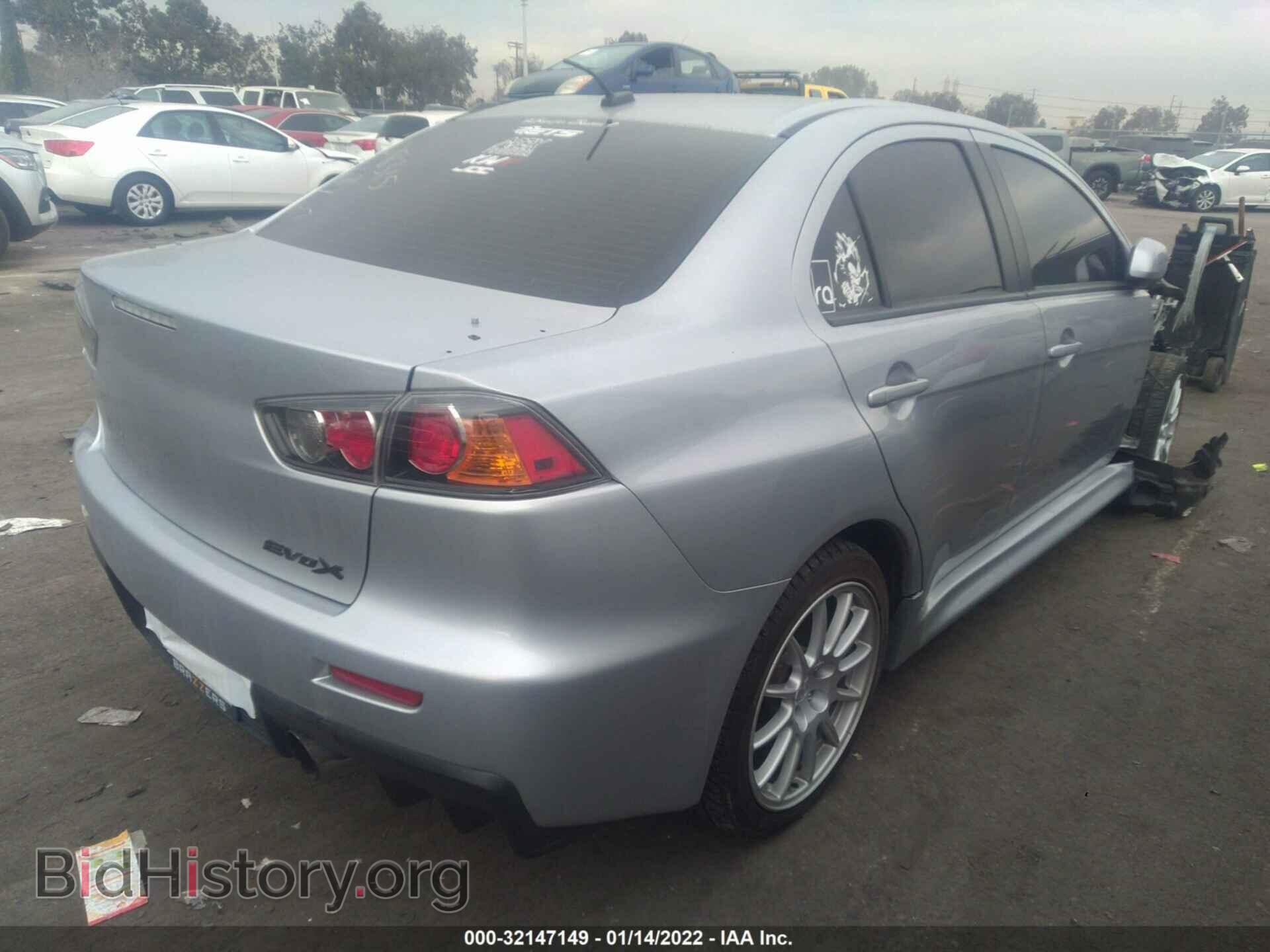 2014 MITSUBISHI LANCER EVOLUTION - VIN: JA32W8FV4EU018315 - Фото 4