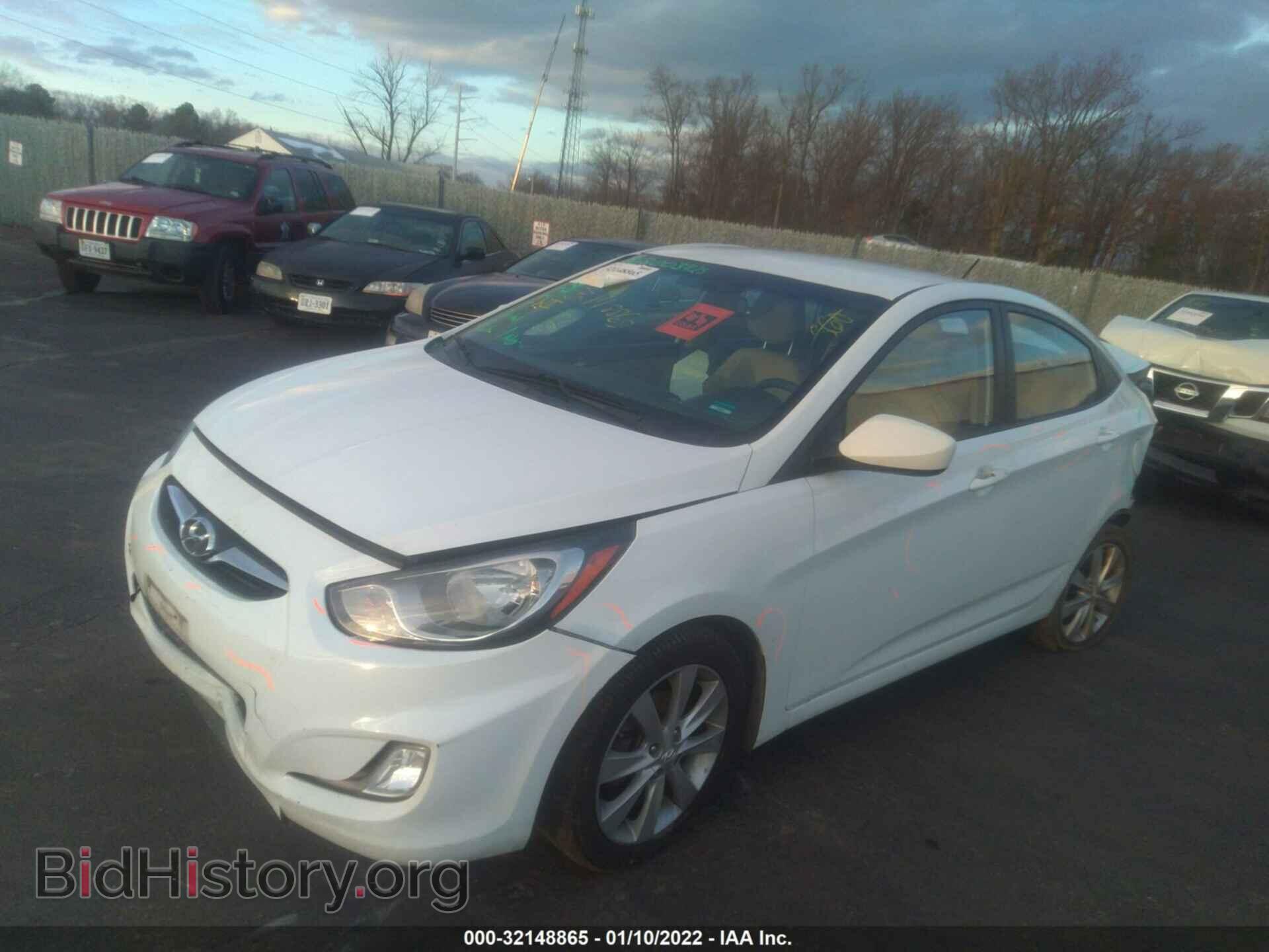2012 HYUNDAI ACCENT - VIN: KMHCU4AE5CU209178 - Фото 2