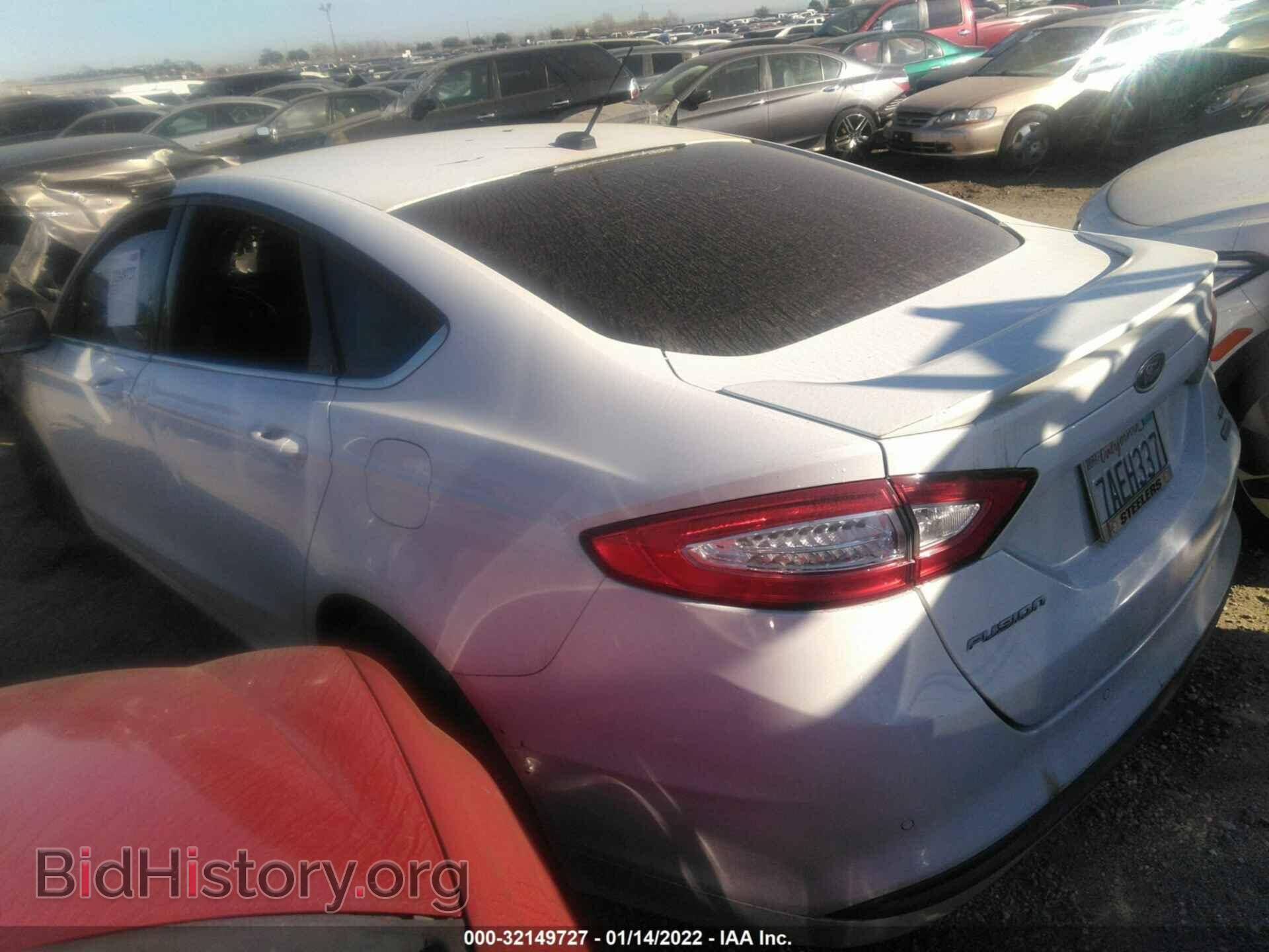 2013 FORD FUSION - VIN: 3FA6P0HR5DR297027 - Фото 3