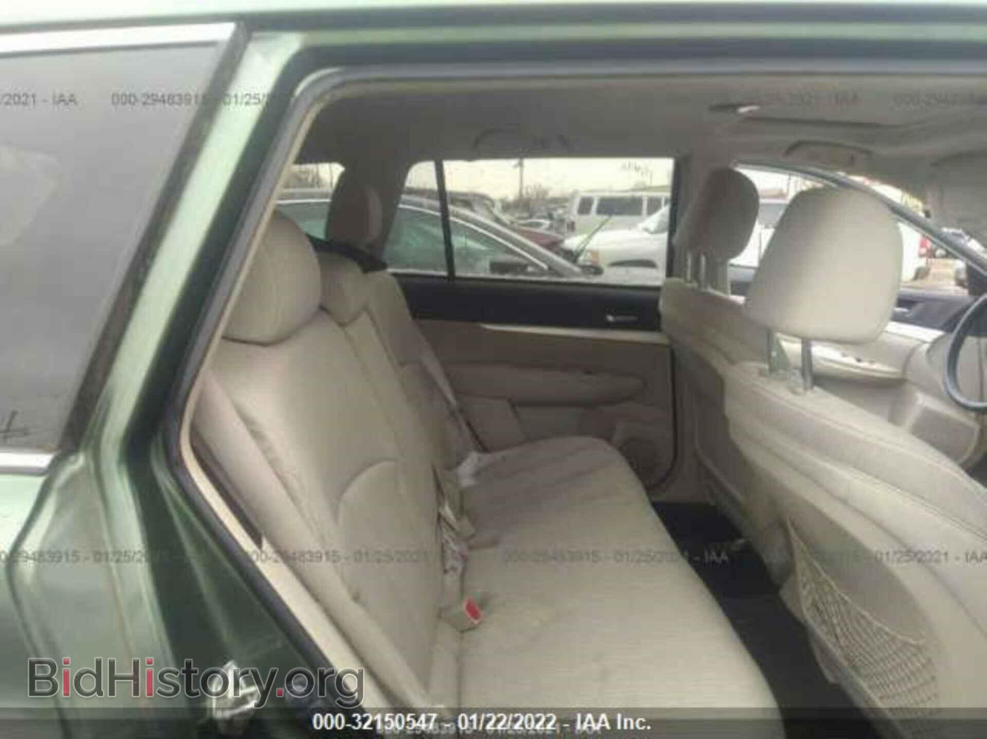 2012 SUBARU OUTBACK - VIN: 4S4BRBGC1C3300445 - Фото 8