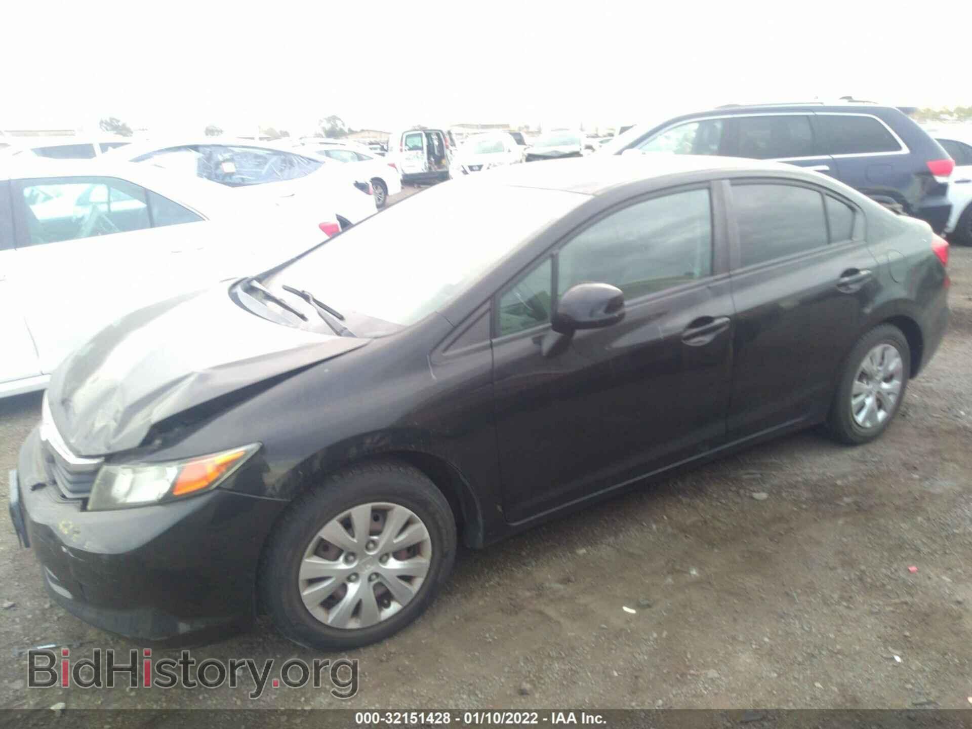 2012 HONDA CIVIC SDN - VIN: 19XFB2F55CE303385 - Фото 2