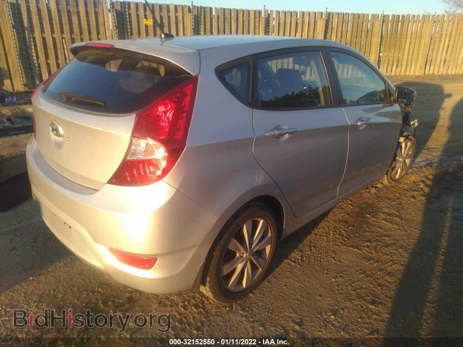 2013 HYUNDAI ACCENT - VIN: KMHCU5AE3DU104453 - Фото 4