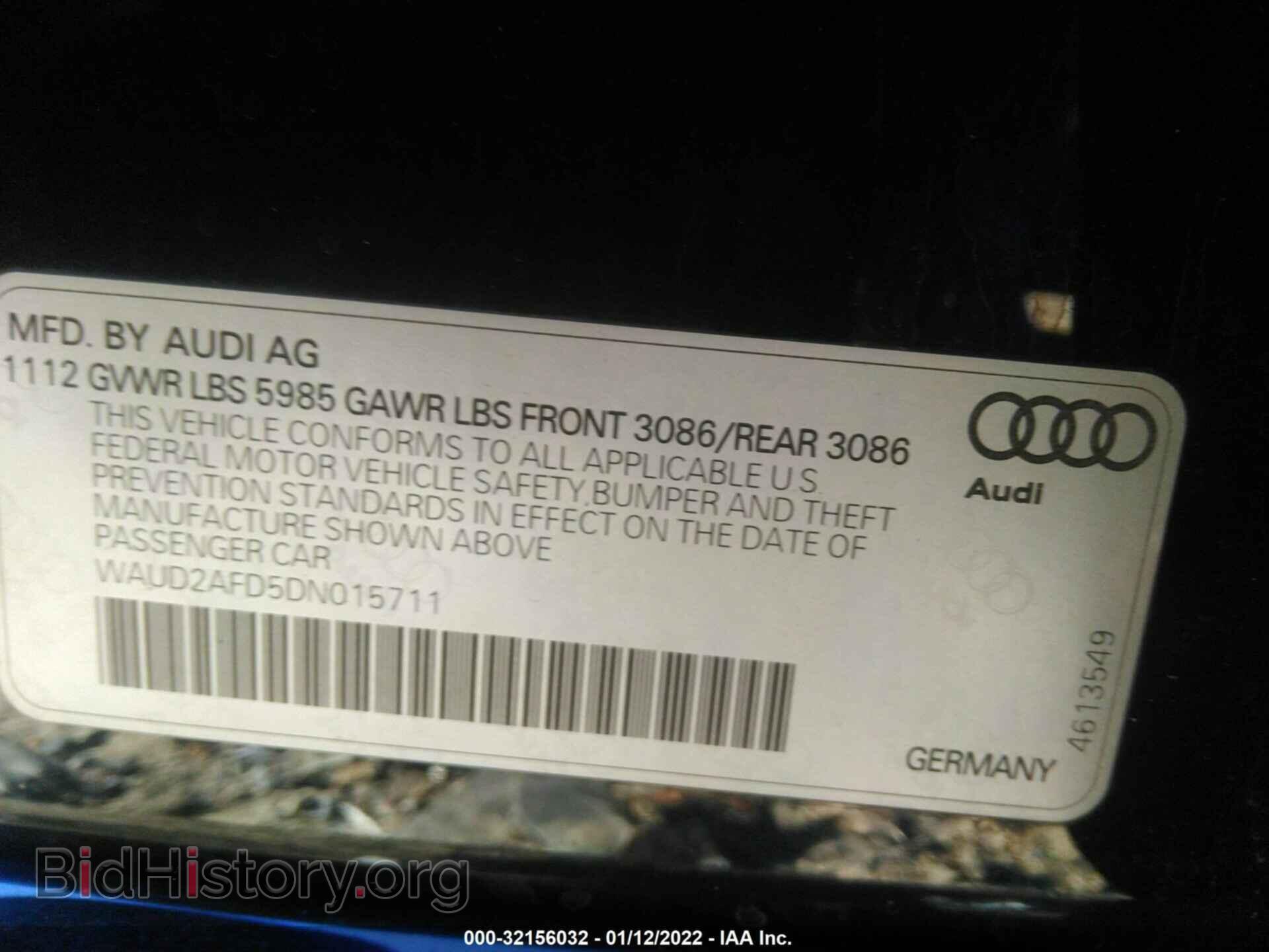2013 AUDI S8 - VIN: WAUD2AFD5DN015711 - Photo 9