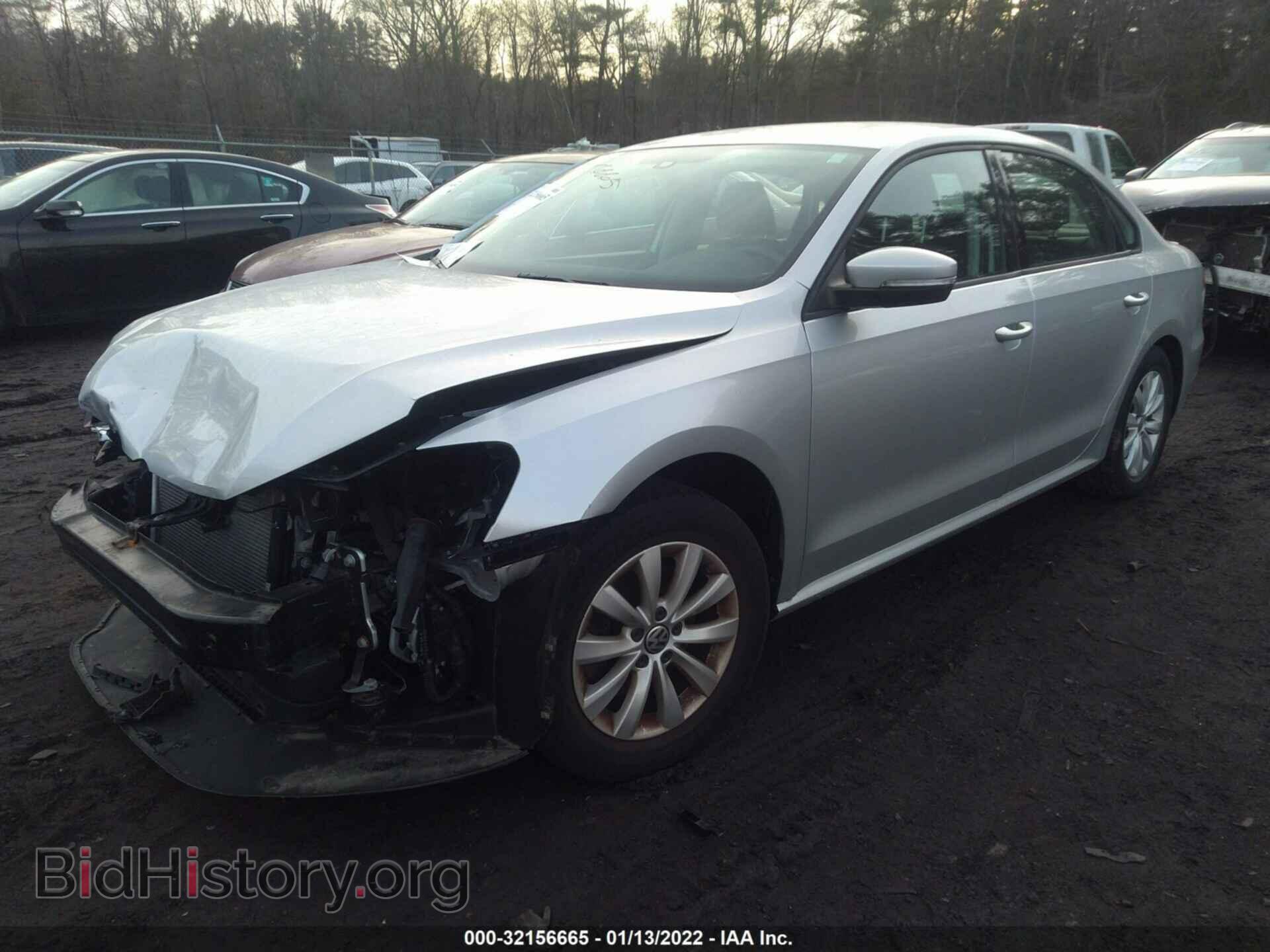 2014 VOLKSWAGEN PASSAT - VIN: 1VWAT7A32EC069255 - Фото 2