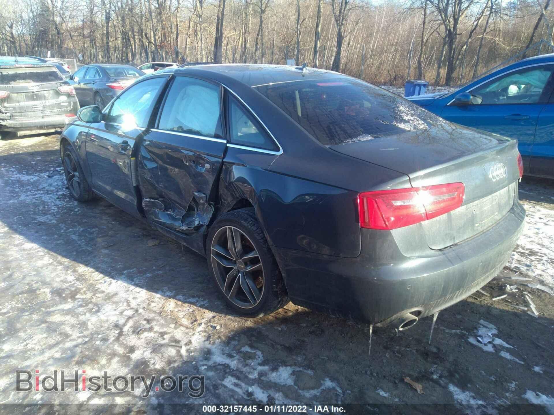 2012 AUDI A6 - VIN: WAUGGAFC7CN069807 - Фото 3