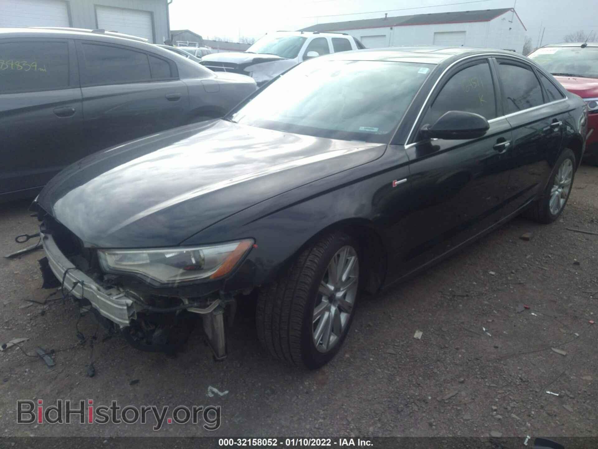 2012 AUDI A6 - VIN: WAUGGAFC8CN164571 - Фото 2