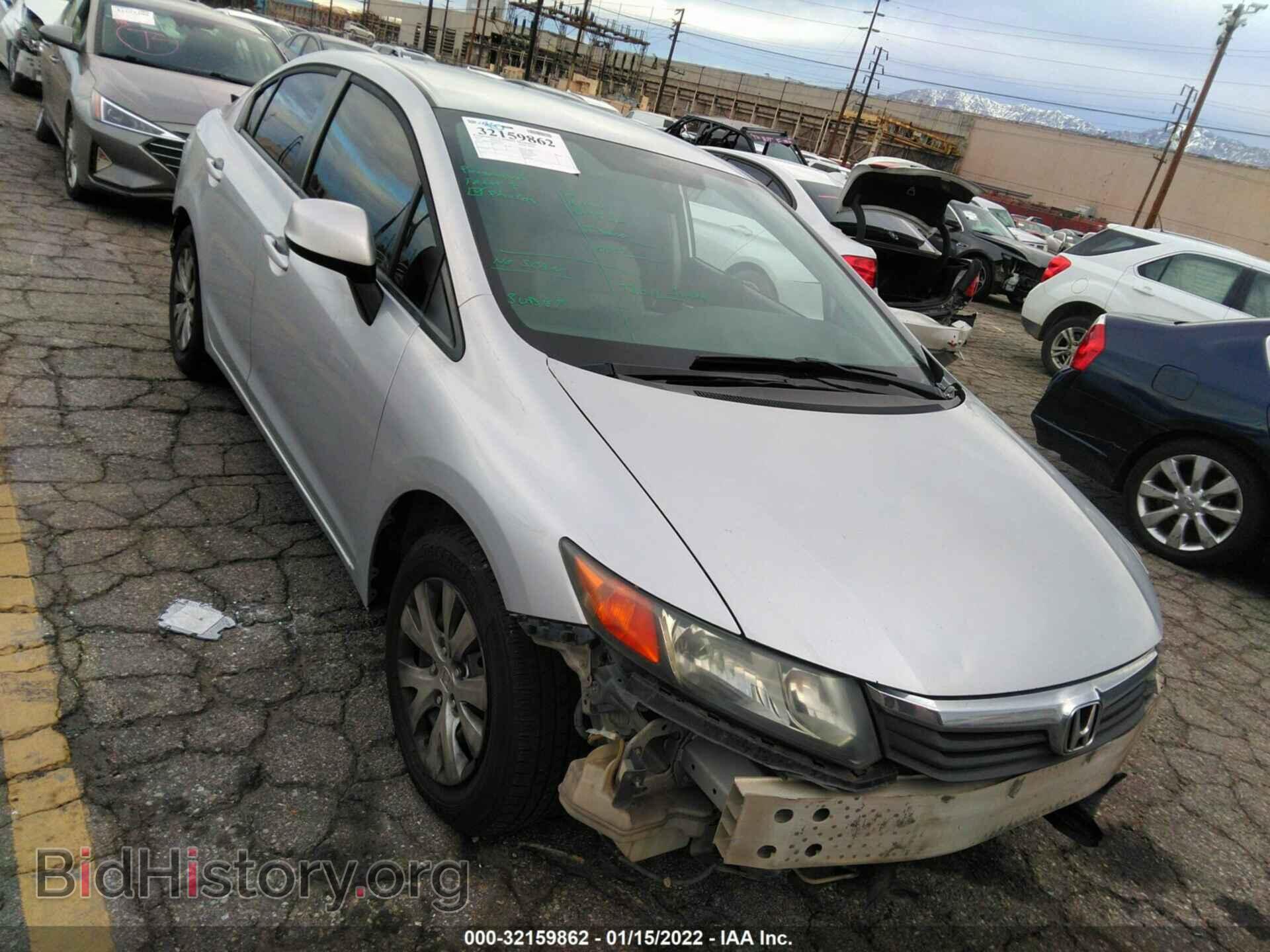 Photo 2HGFB2F54CH571012 - HONDA CIVIC SDN 2012