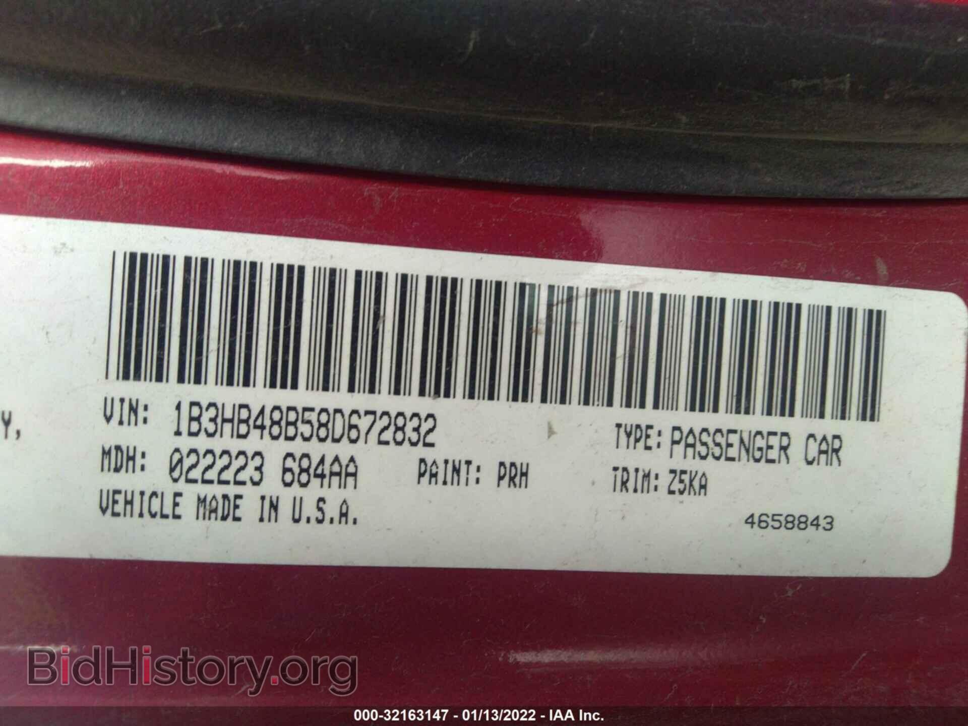 2008 DODGE CALIBER - VIN: 1B3HB48B58D672832 - Фото 9